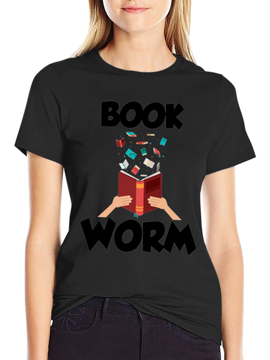 Bookworm Graphic Tee - Literary Lovers T-Shirt