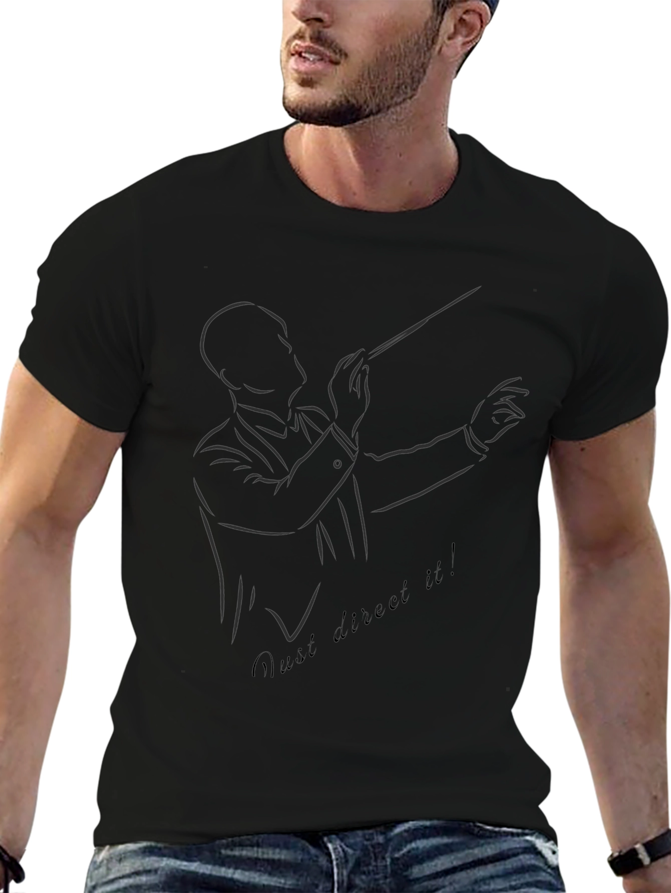 Conductor Graphic T-Shirt - Just Direct It!
