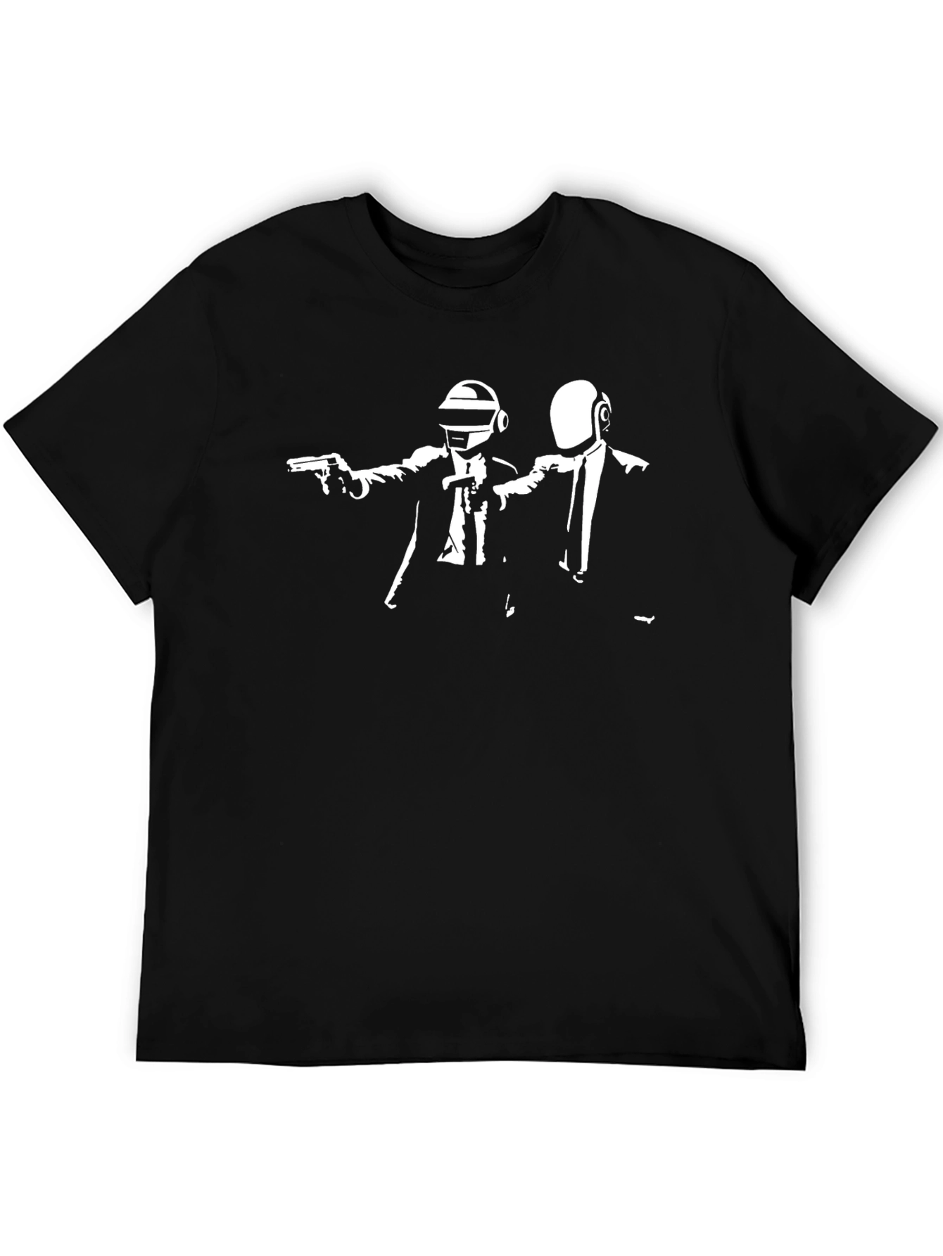 Black Daft Punk T-Shirt