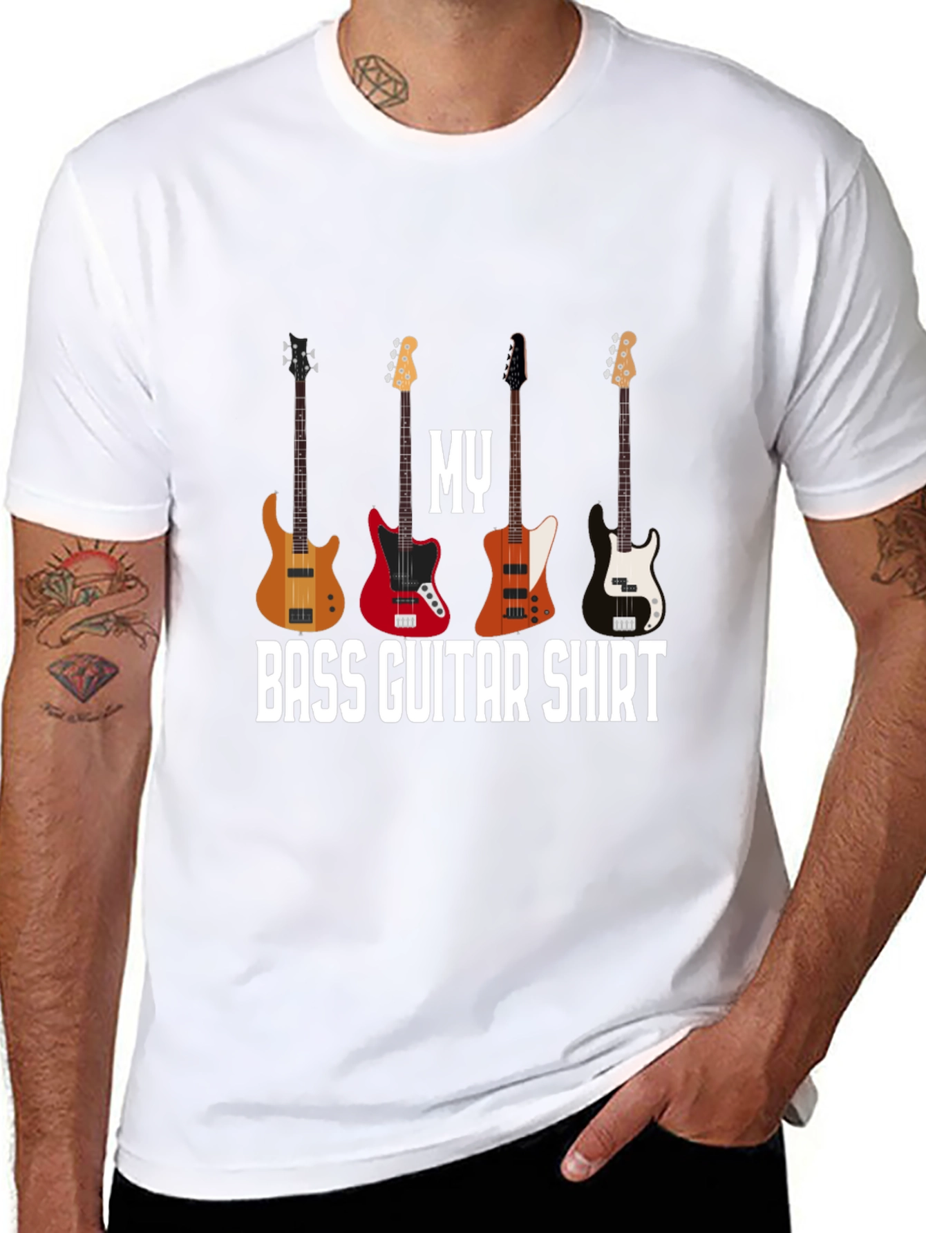 Bass Guitar Shirt - Music Lover Tee