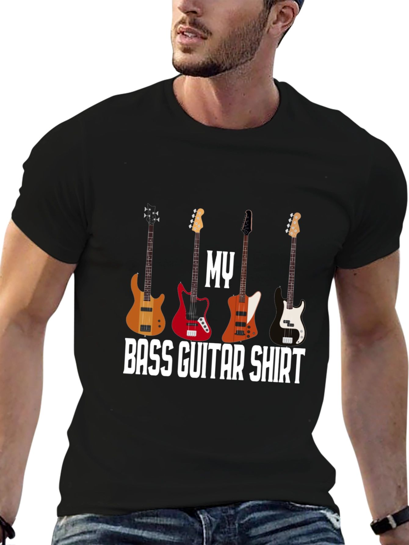 Bass Guitar Shirt - Music Lover Tee
