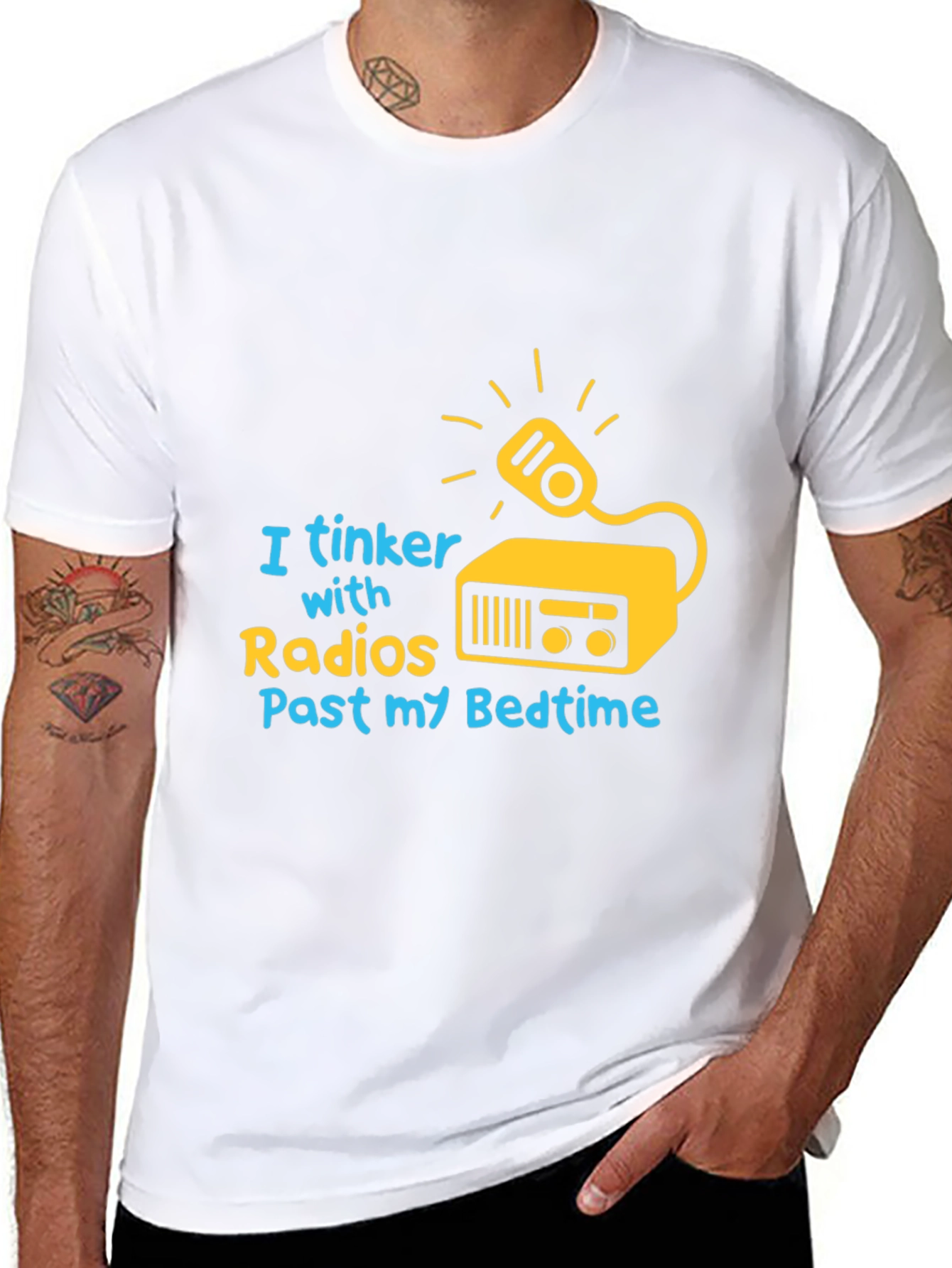 I Tinker with Radios T-Shirt - Hobbyist Tee