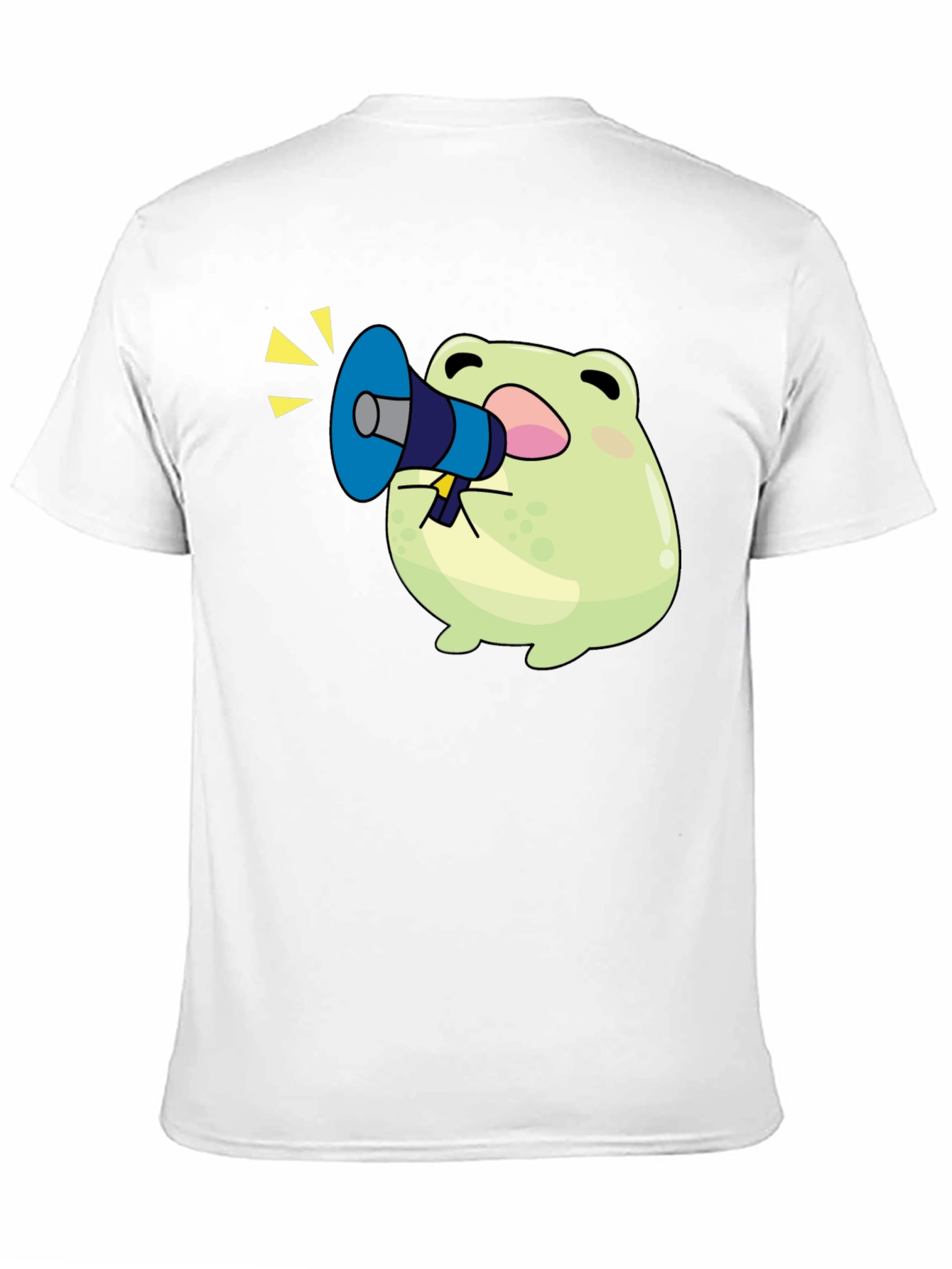 Frog with Megaphone T-Shirt - Black Graphic Tee