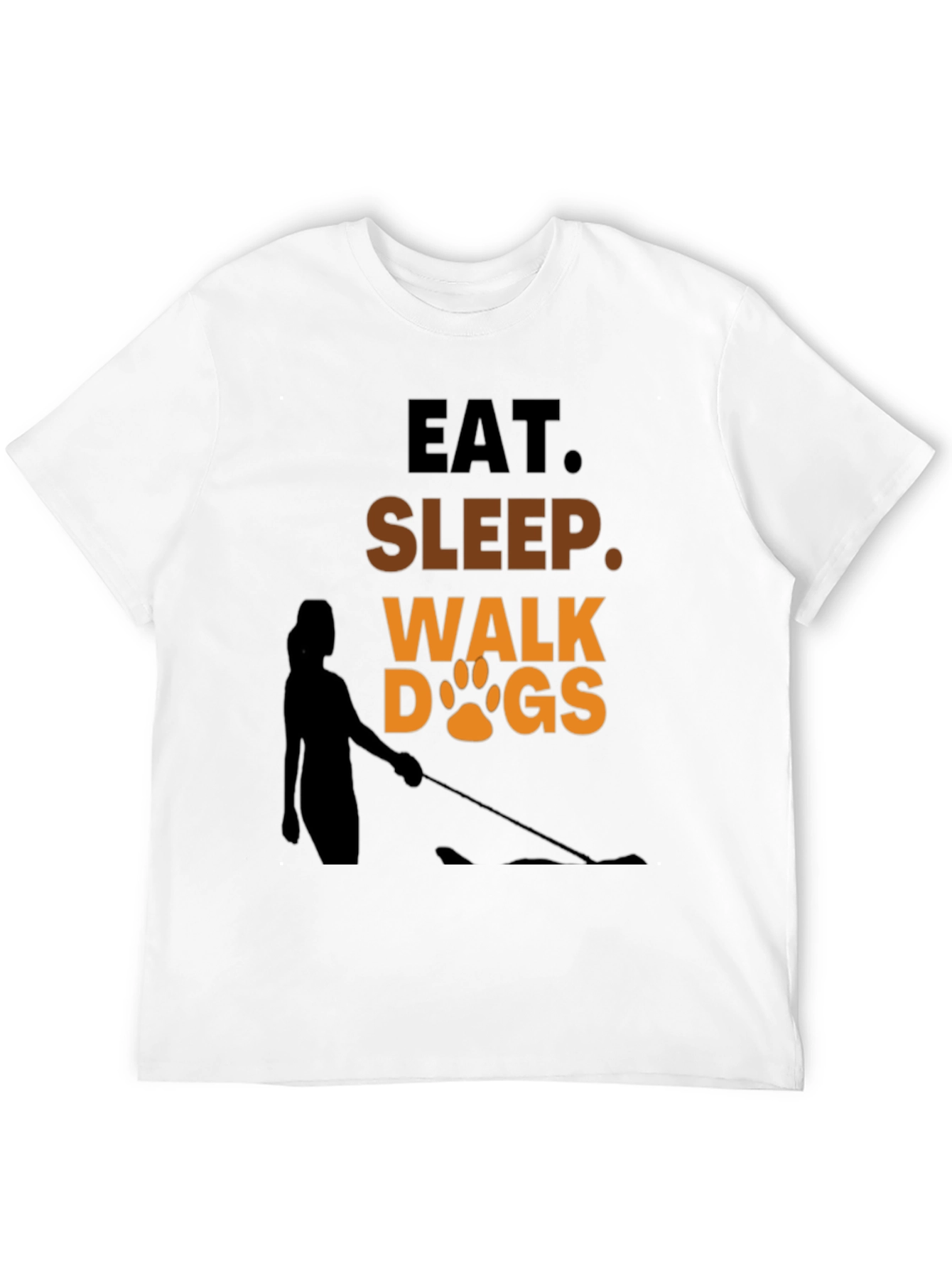 Eat Sleep Walk Dogs Graphic T-Shirt