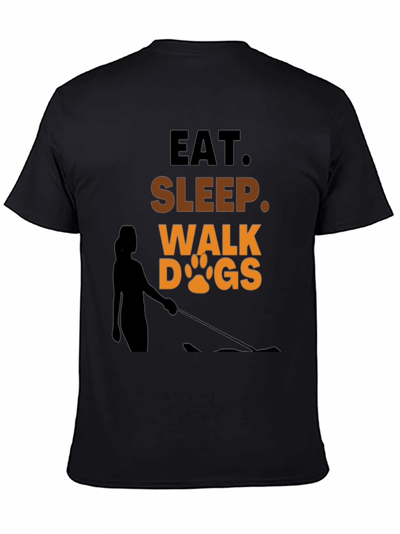 Eat Sleep Walk Dogs Graphic T-Shirt
