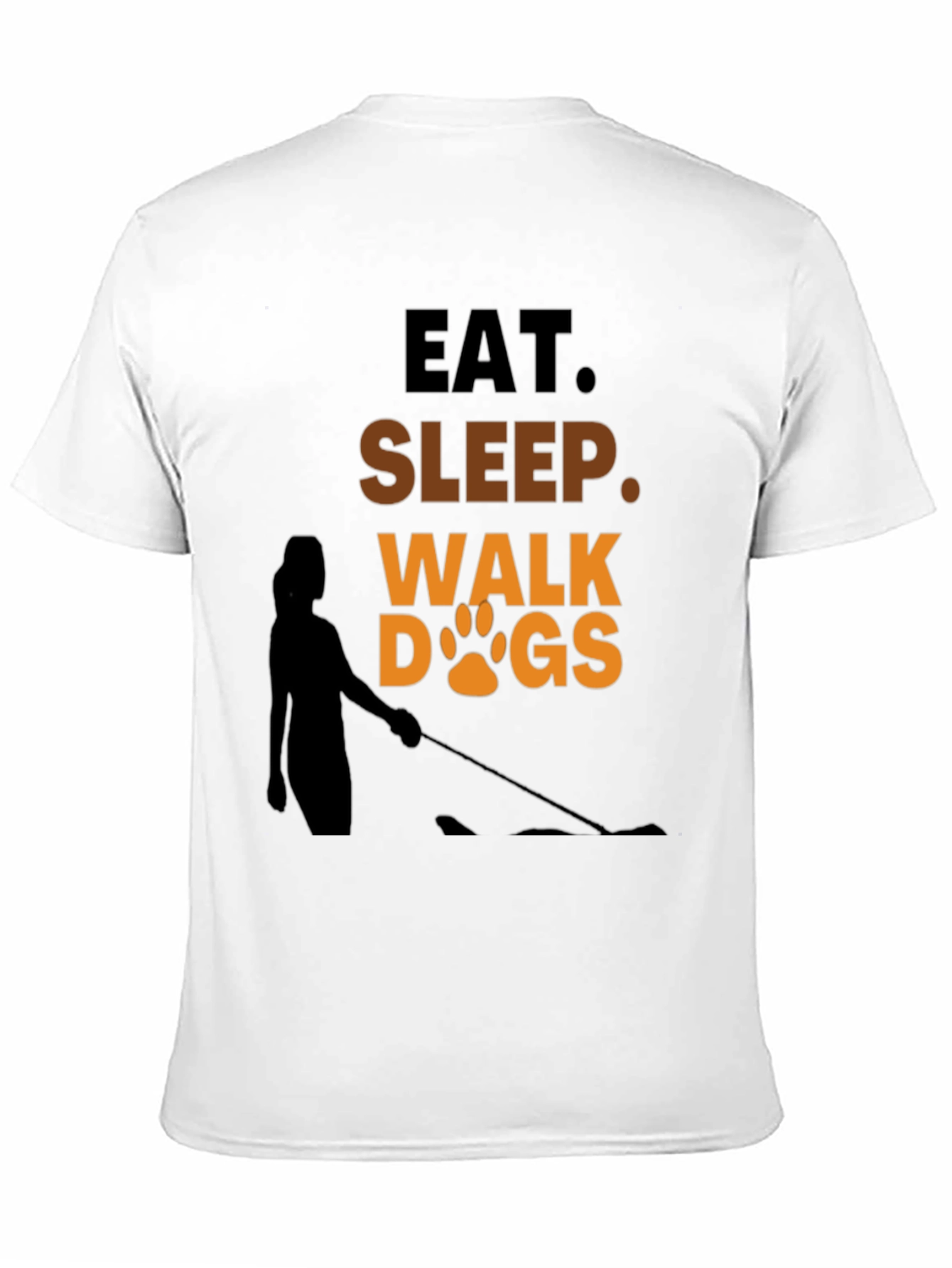 Eat Sleep Walk Dogs Graphic T-Shirt