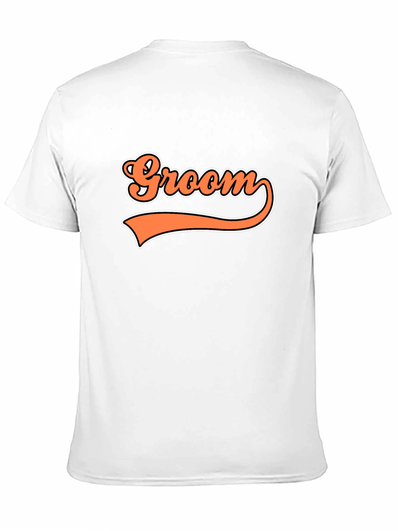 Groom Retro Graphic T-Shirt - Black