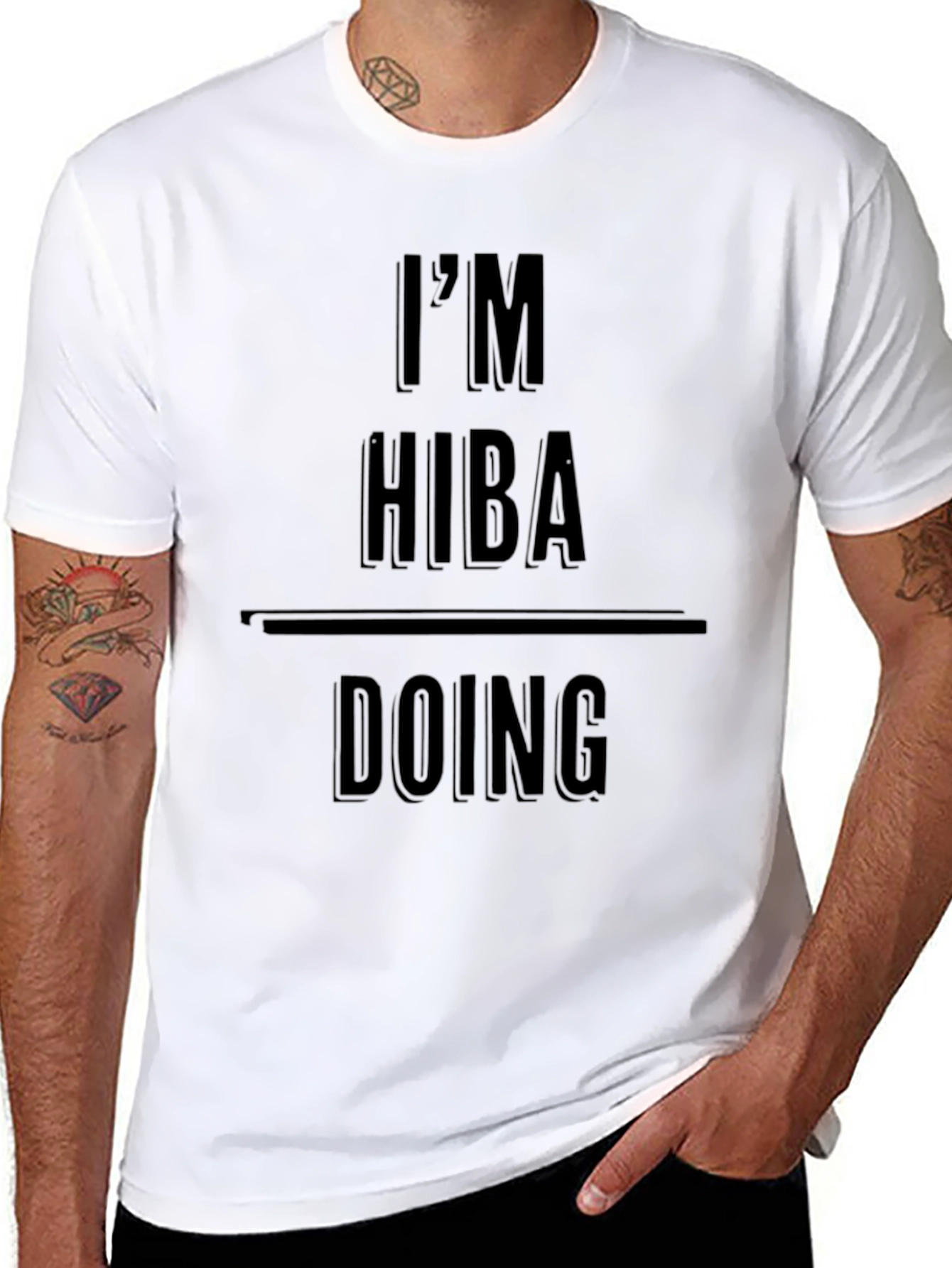 Im HIBA Doing HIBA Things Black T-Shirt