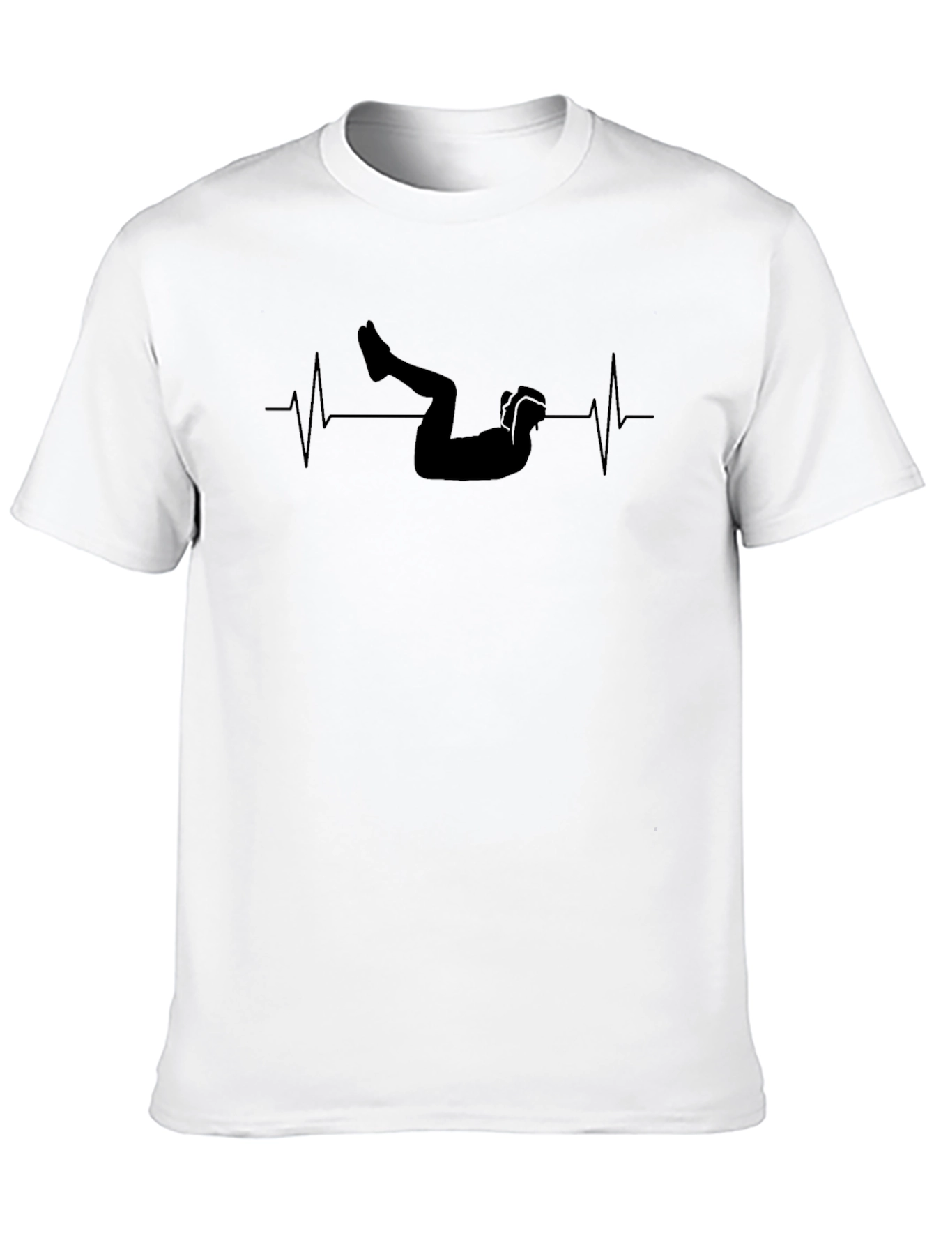 Workout Heartbeat T-Shirt - Fitness Apparel