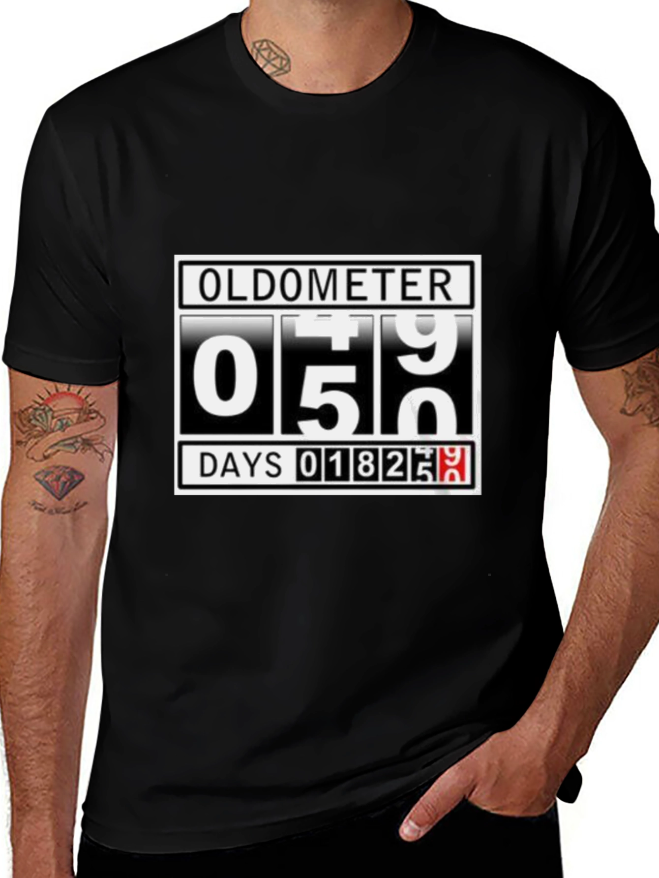 Oldometer 50th Birthday T-Shirt