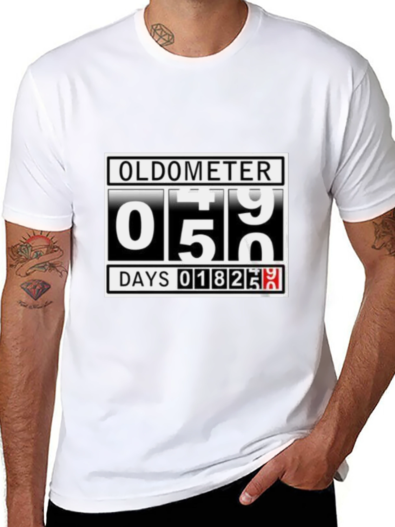 Oldometer 50th Birthday T-Shirt