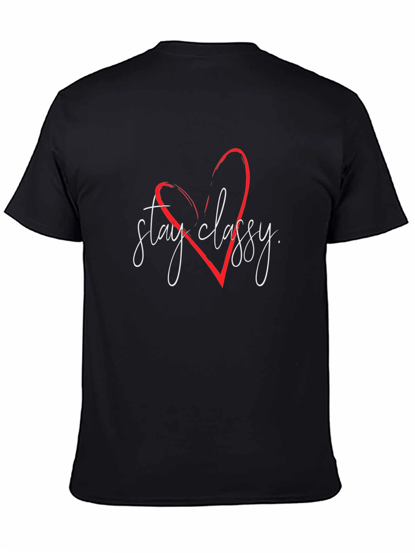 Stay Classy T-Shirt - Stylish Heart Design