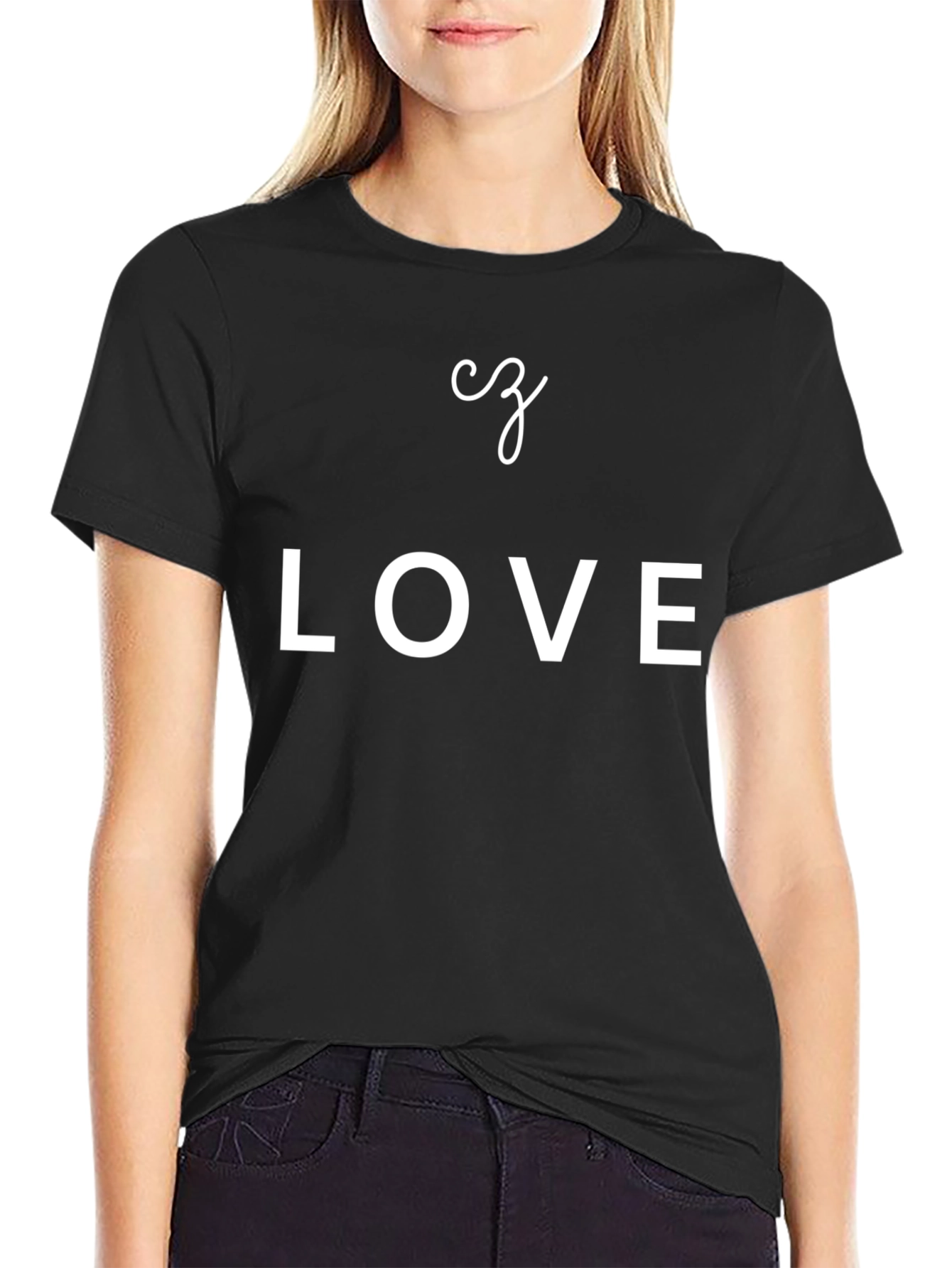 CZ Love Black T-Shirt