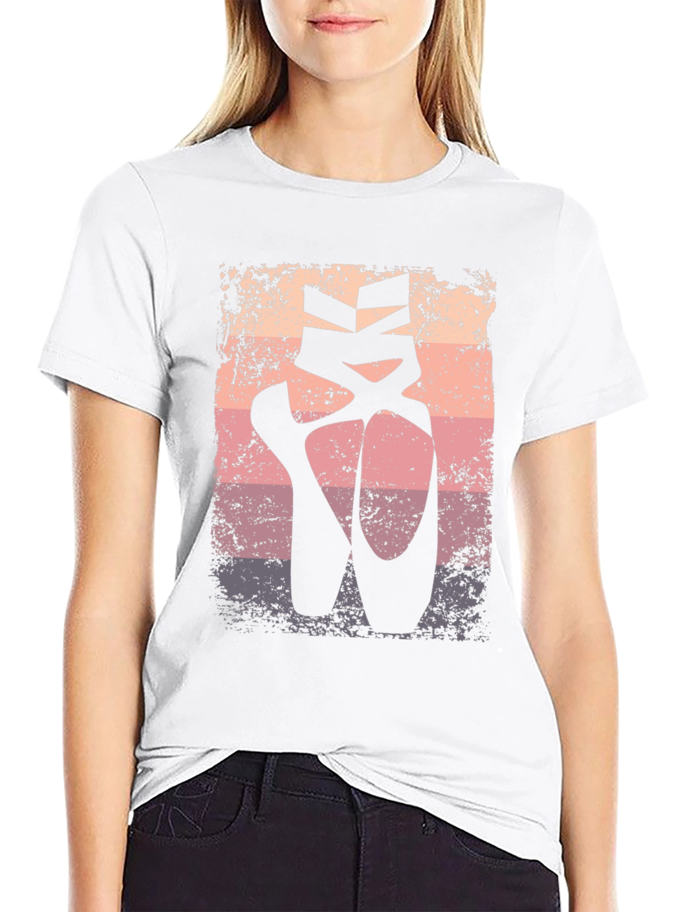 Ballet Pointe Shoes Graphic Tee - Dance Lover Shirt