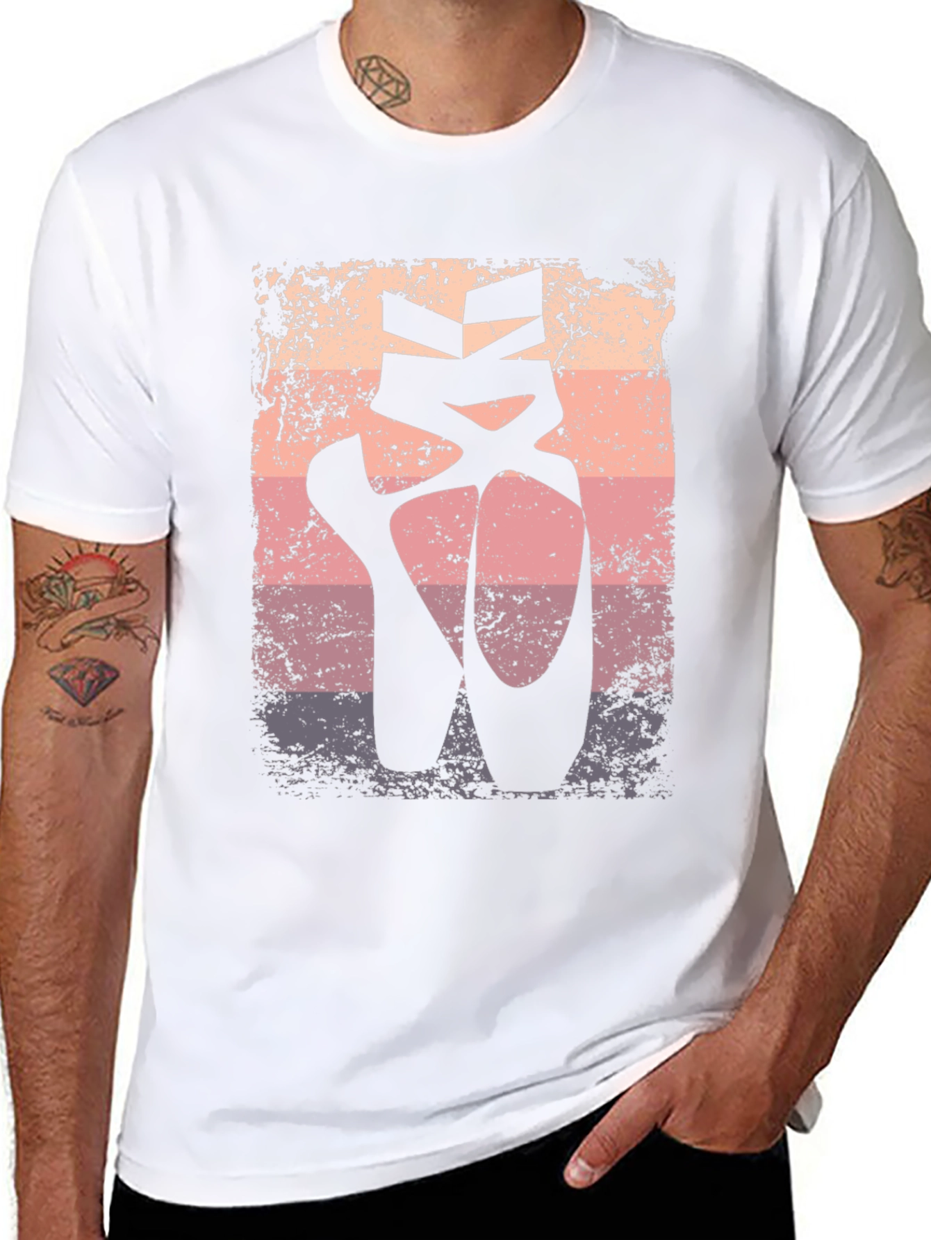 Ballet Pointe Shoes Graphic Tee - Dance Lover Shirt