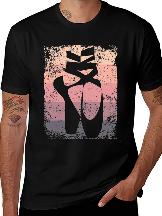 Ballet Pointe Shoes Graphic Tee - Dance Lover Shirt