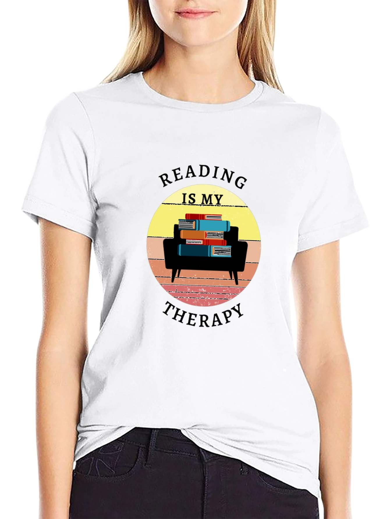 Reading is my Therapy Graphic Tee