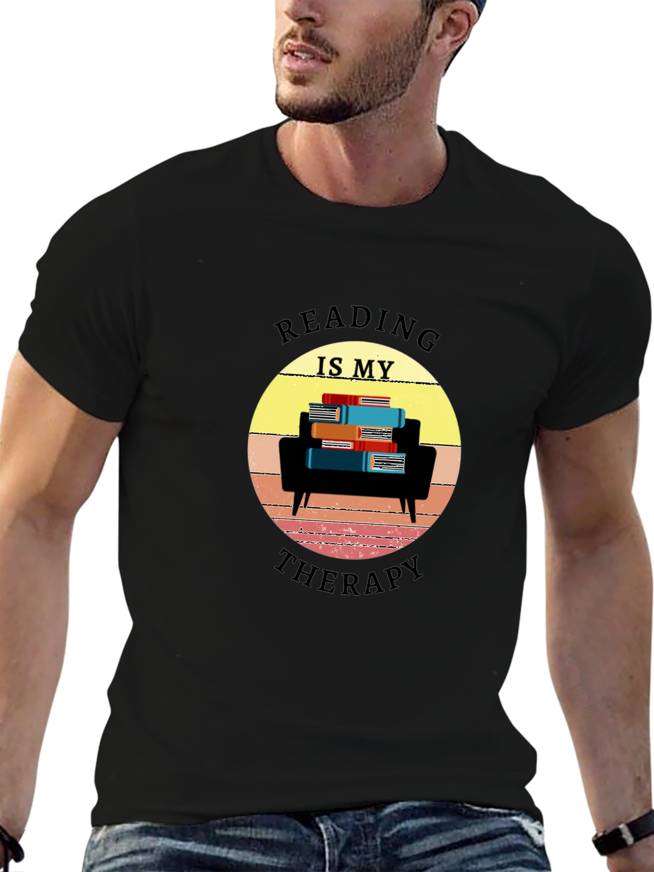Reading is my Therapy Graphic Tee
