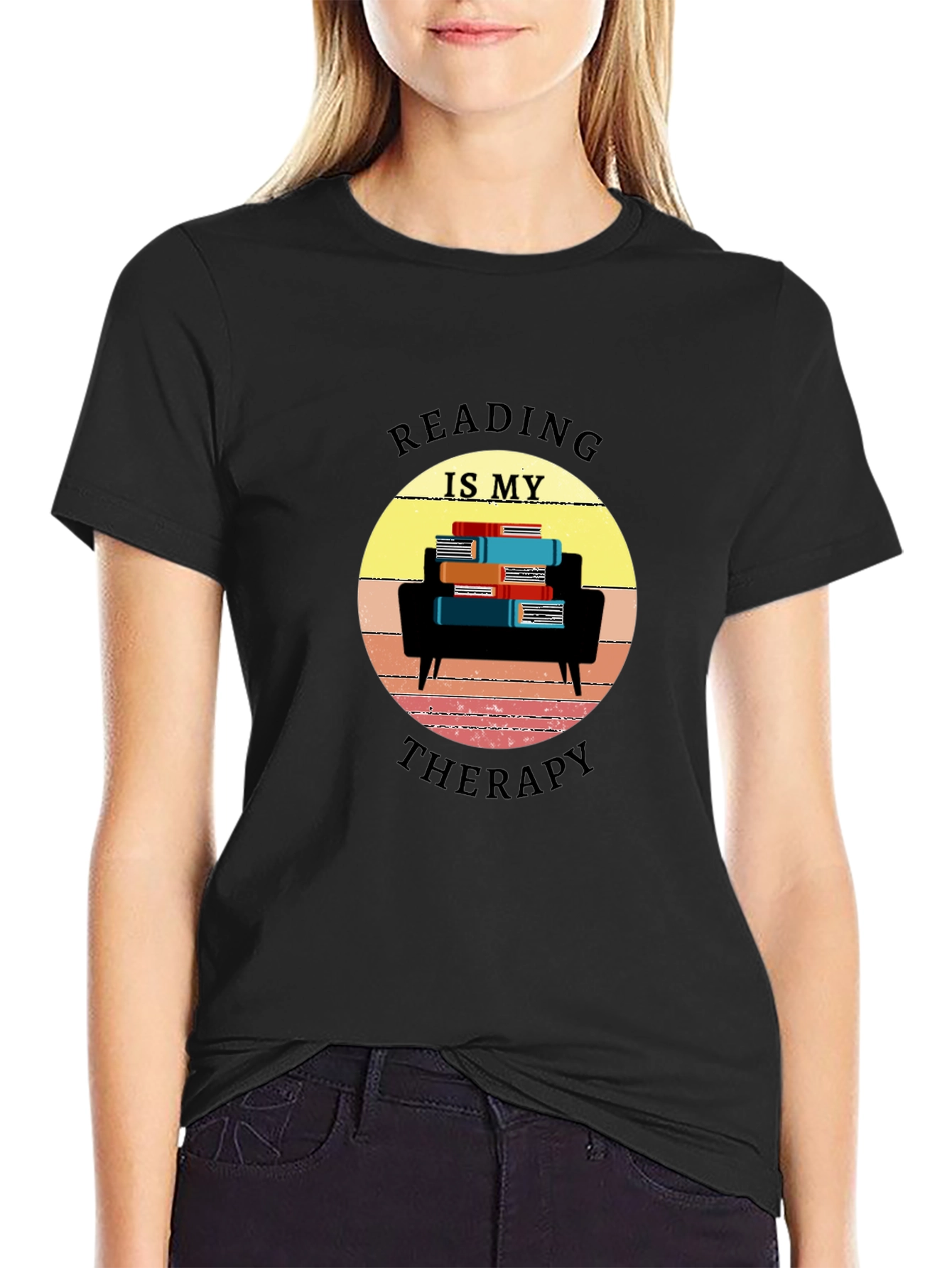 Reading is my Therapy Graphic Tee
