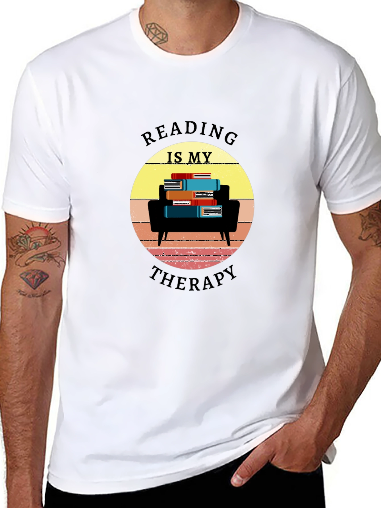 Reading is my Therapy Graphic Tee