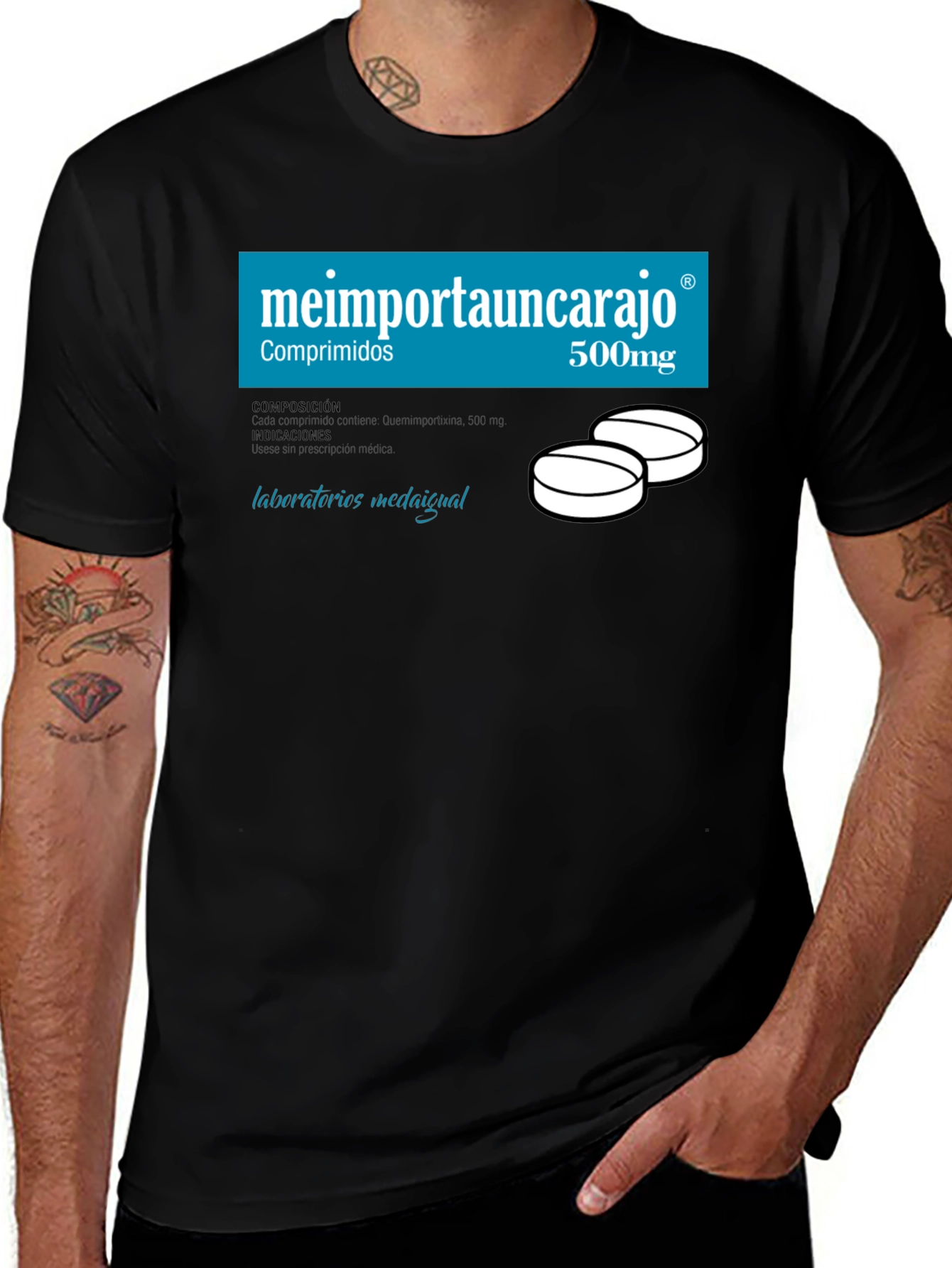 Humorous Me Importa Un Carajo T-Shirt