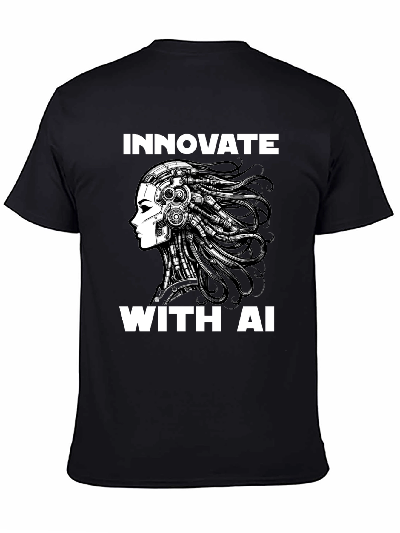 Innovate with AI - Futuristic Graphic T-Shirt