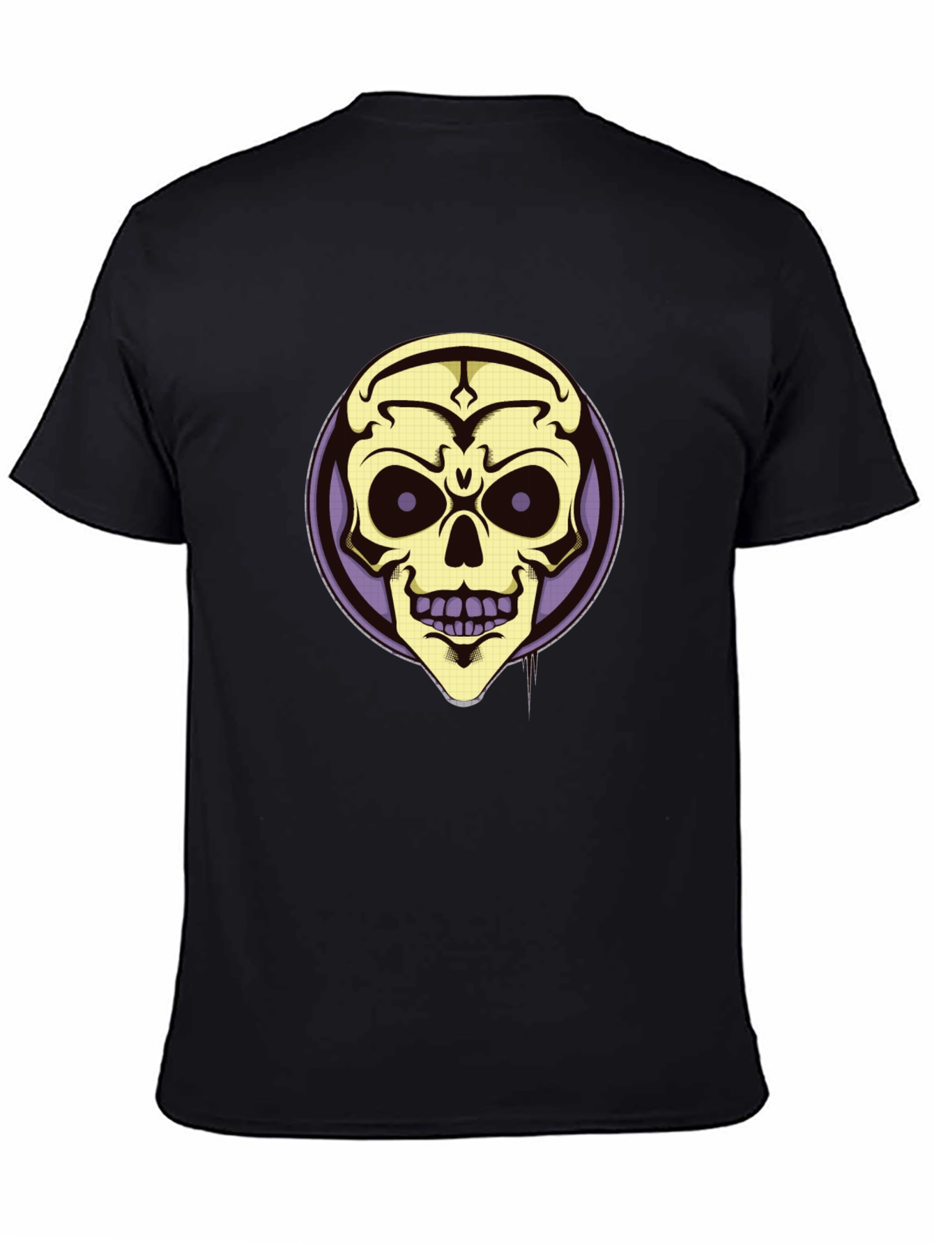 Skull Graphic T-Shirt - Black