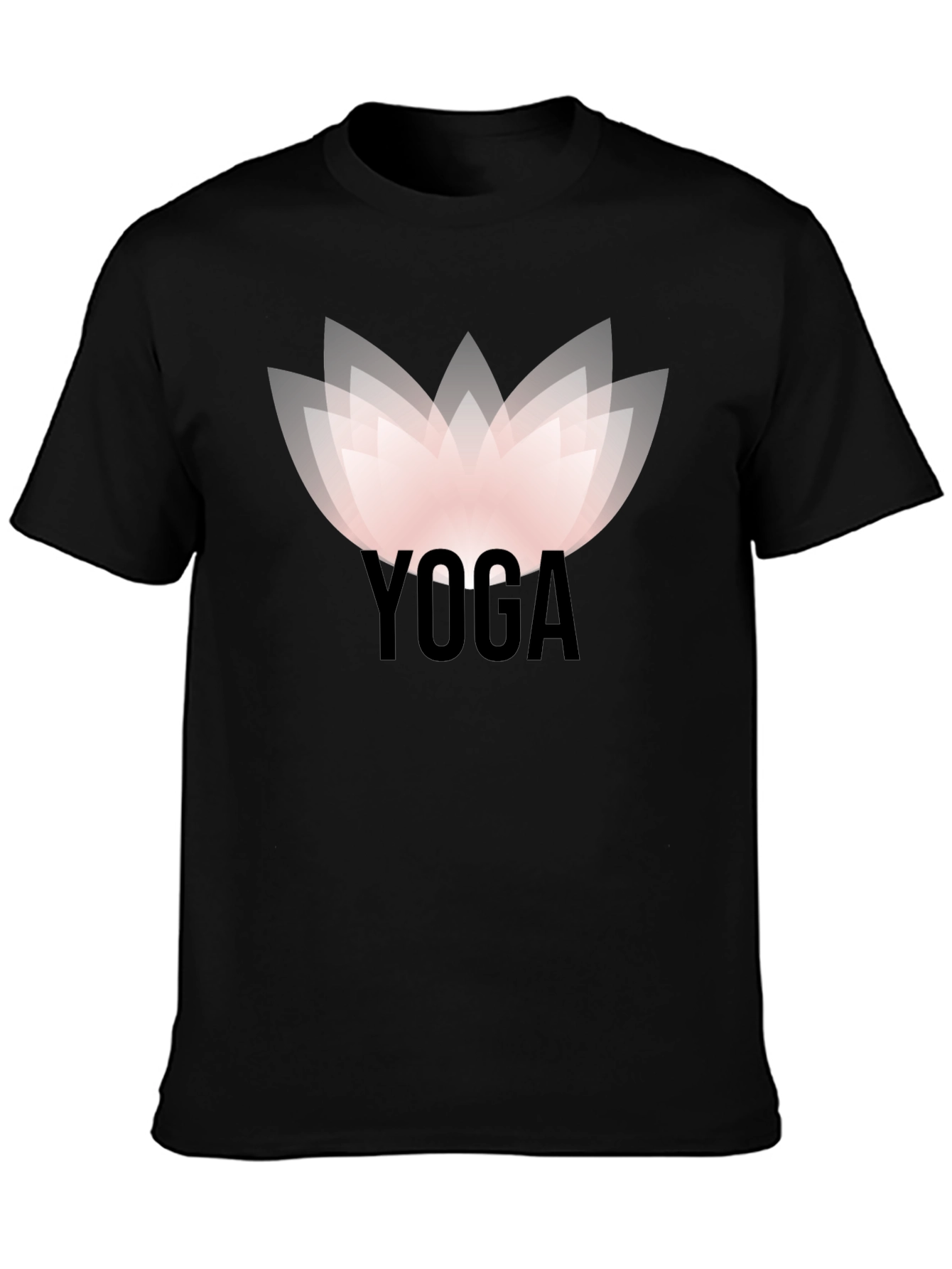Yoga Lotus Graphic Tee - Zen & Stylish