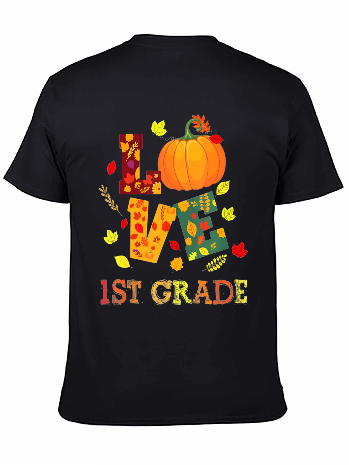 Fall 1st Grade Teacher Love Pumpkin T-Shirt