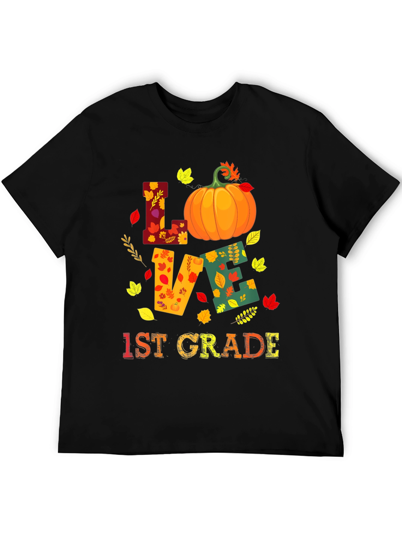 Fall 1st Grade Teacher Love Pumpkin T-Shirt