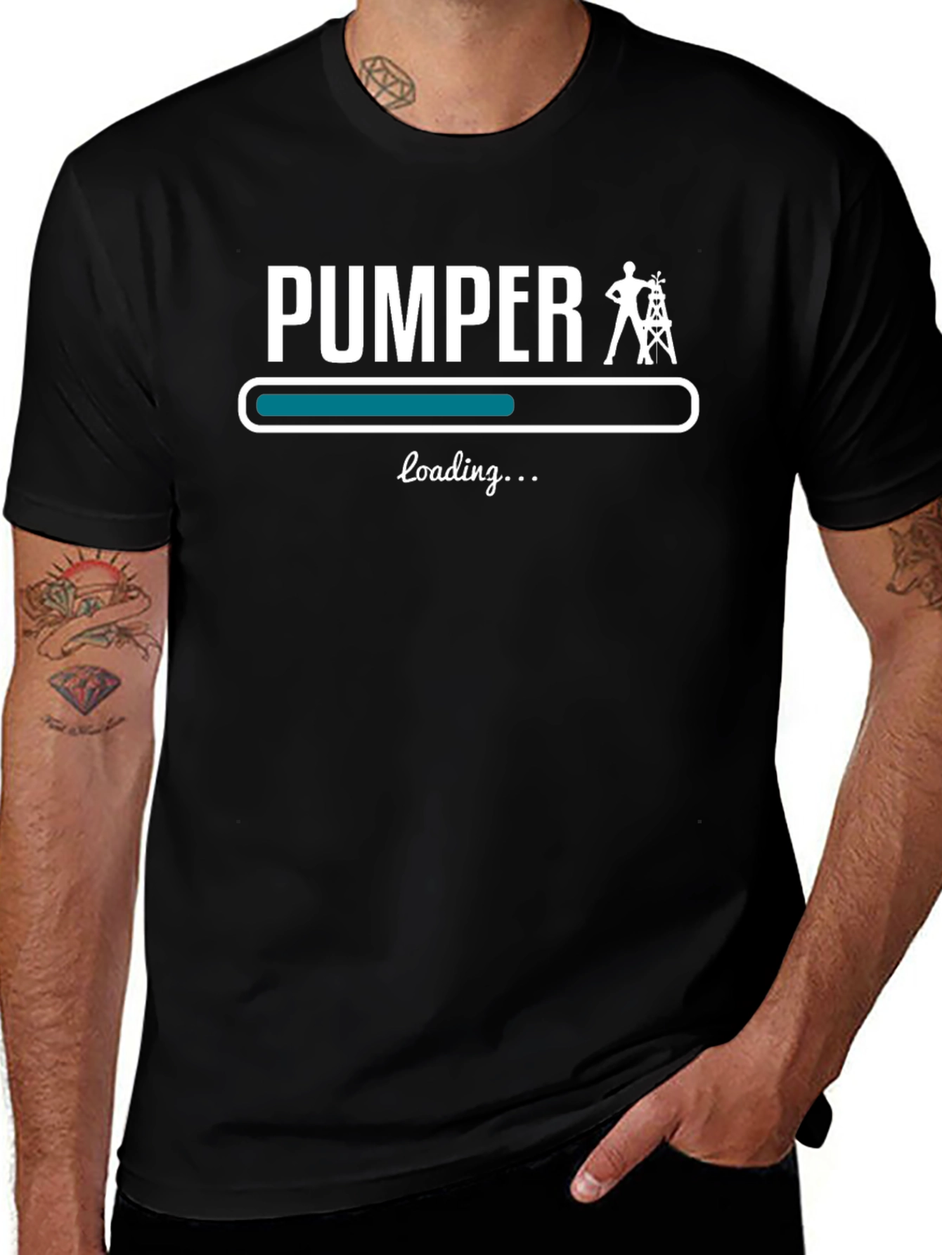 Pumper Loading Funny Oilfield T-Shirt