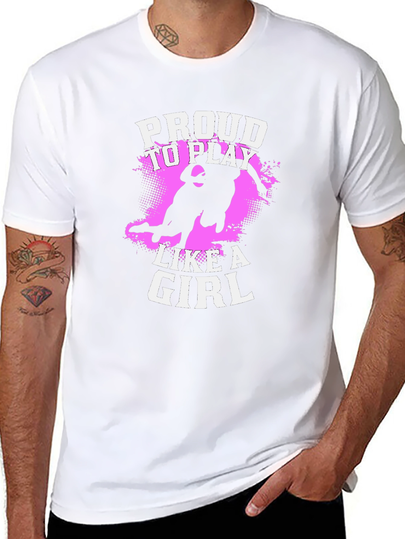 Proud To Play Like A Girl T-Shirt