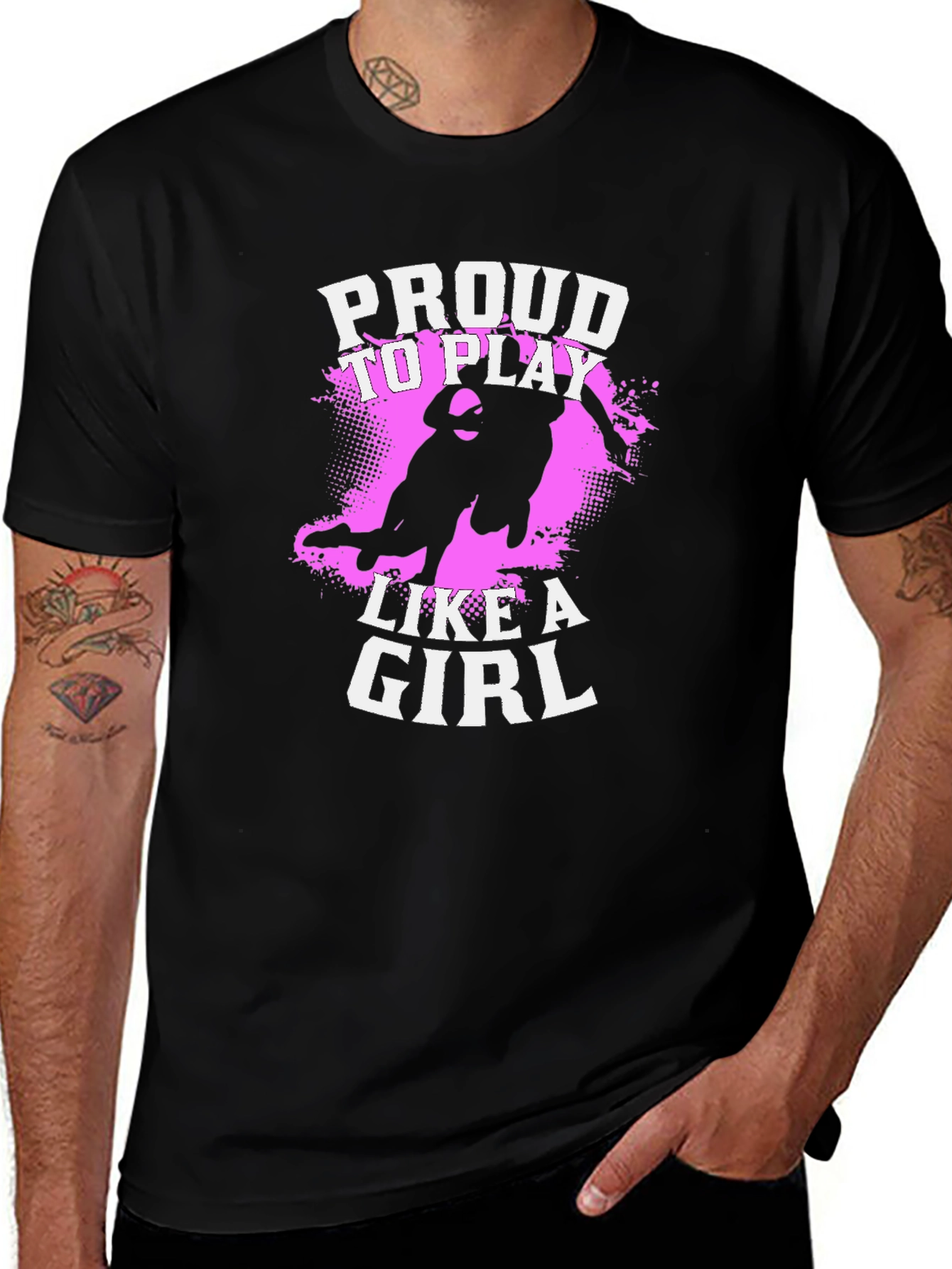 Proud To Play Like A Girl T-Shirt