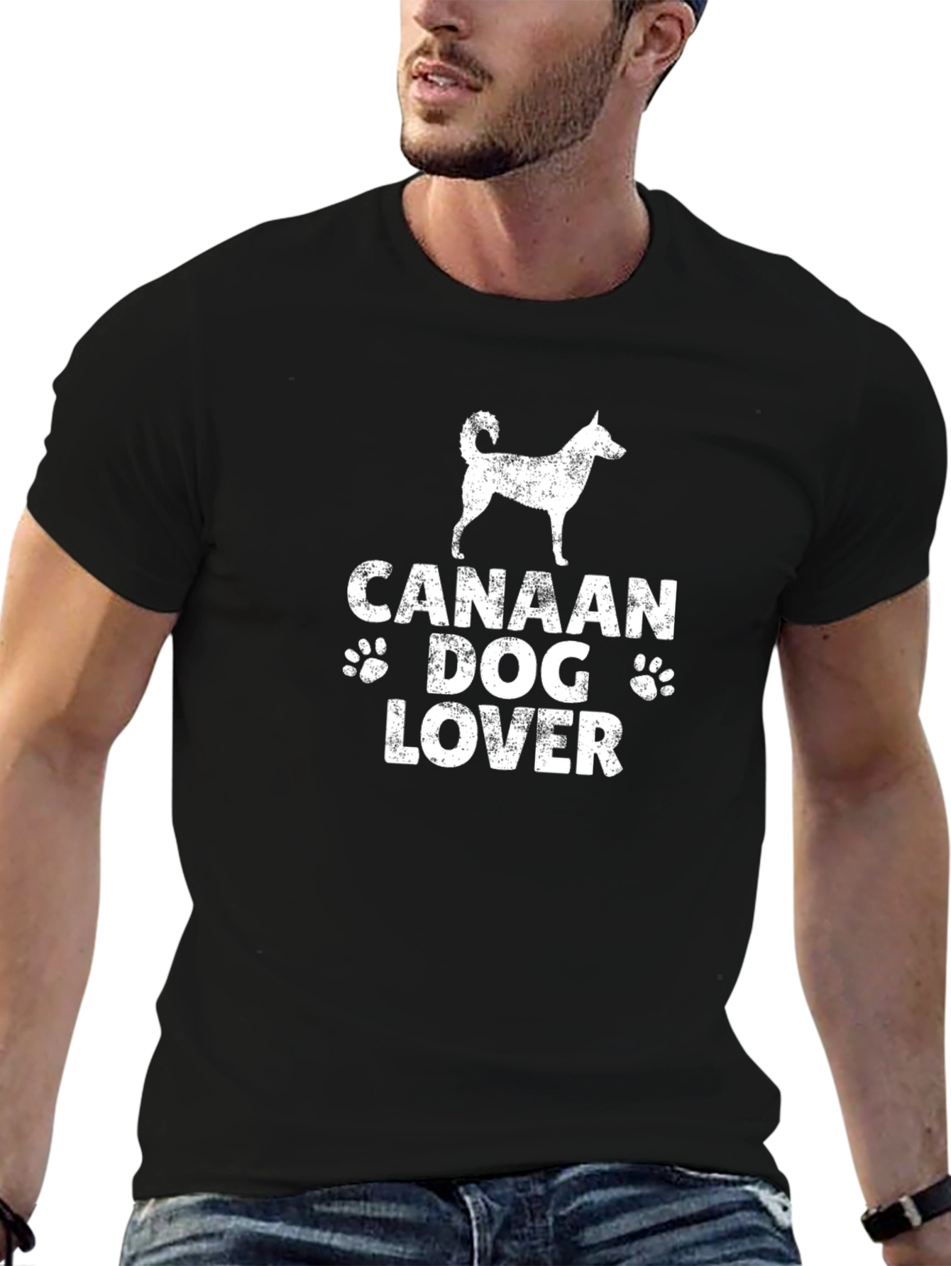Canaan Dog Lover T-Shirt - Unisex Black Tee