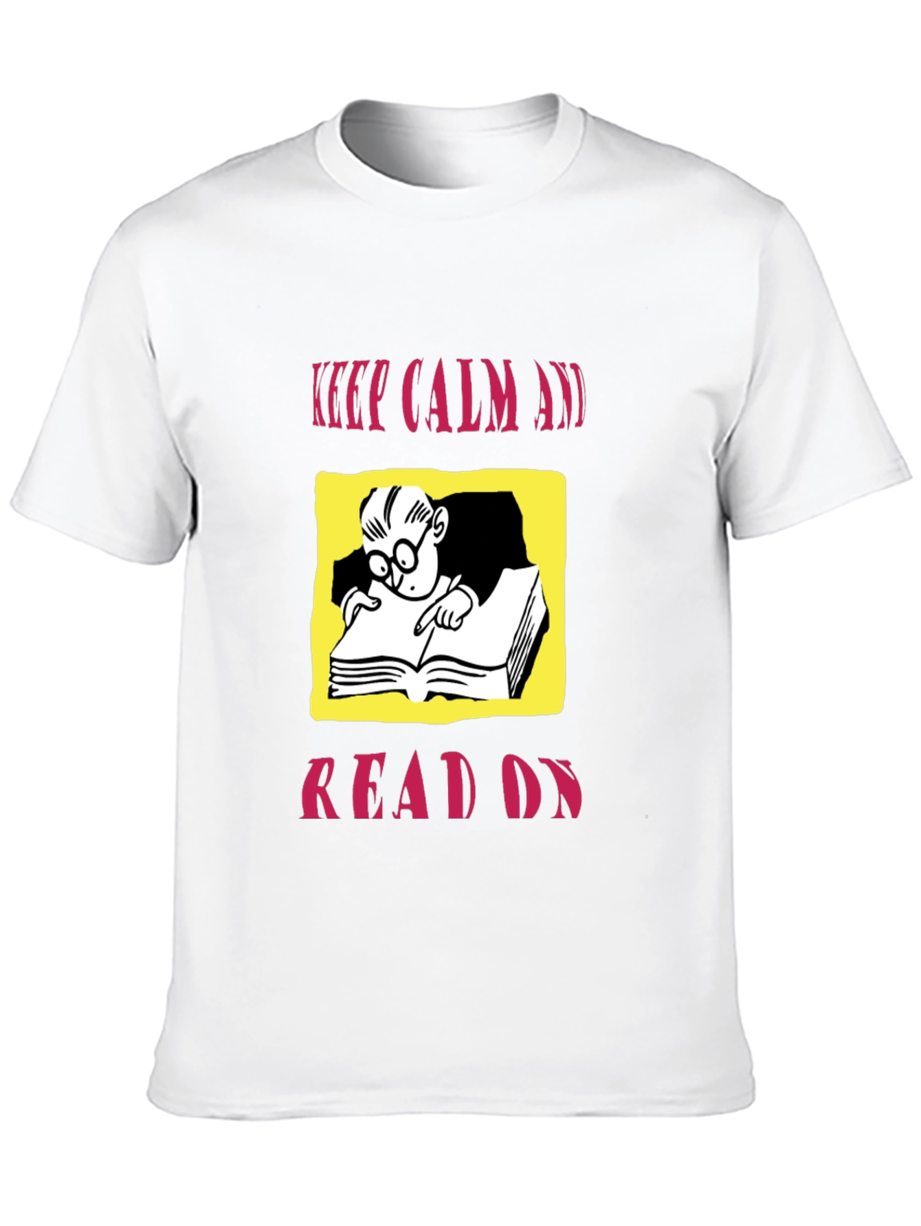 Keep Calm and Read On Graphic Tee