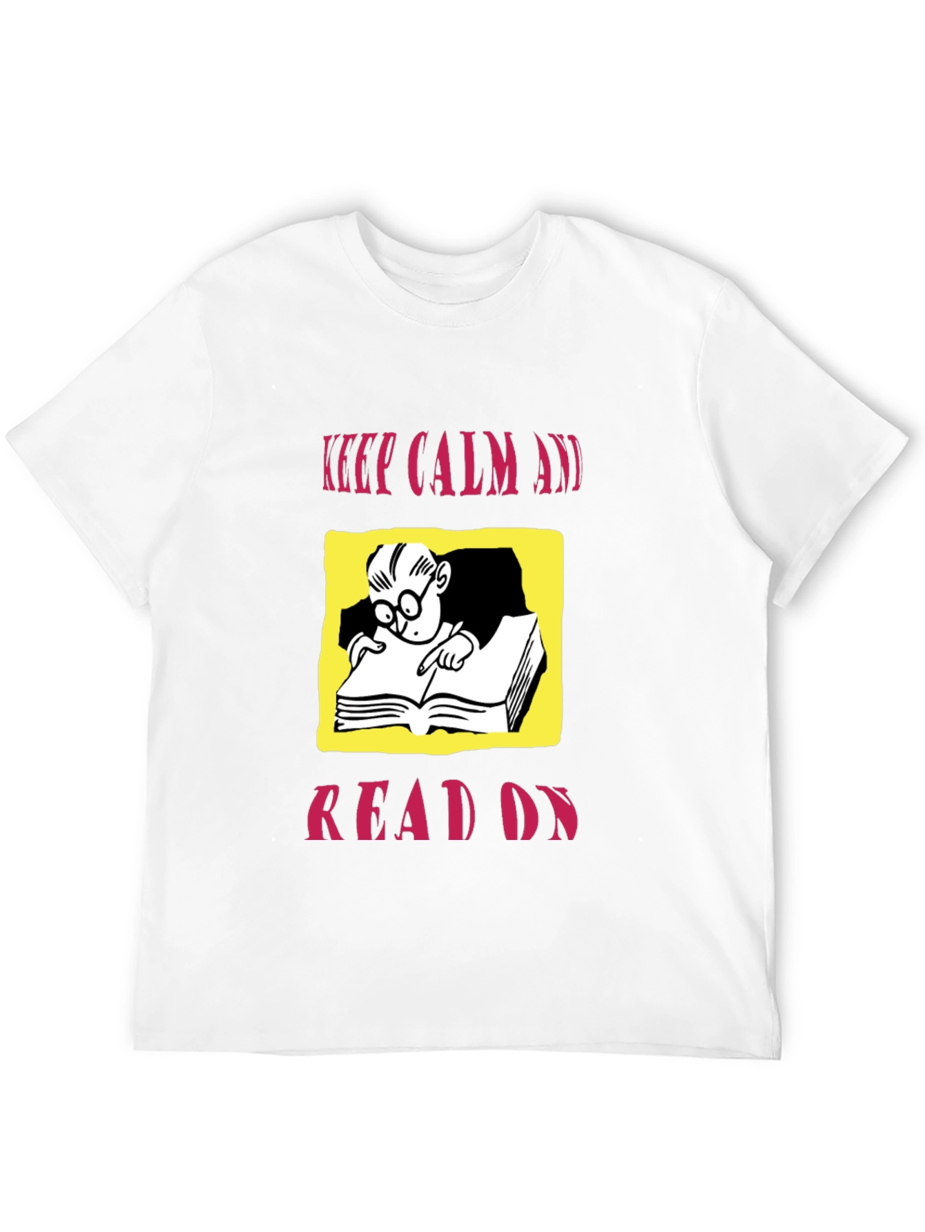 Keep Calm and Read On Graphic Tee