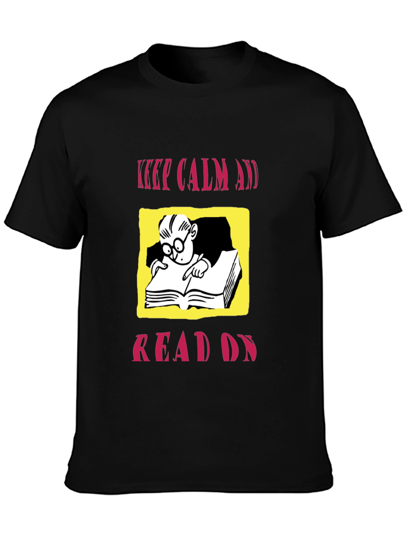 Keep Calm and Read On Graphic Tee