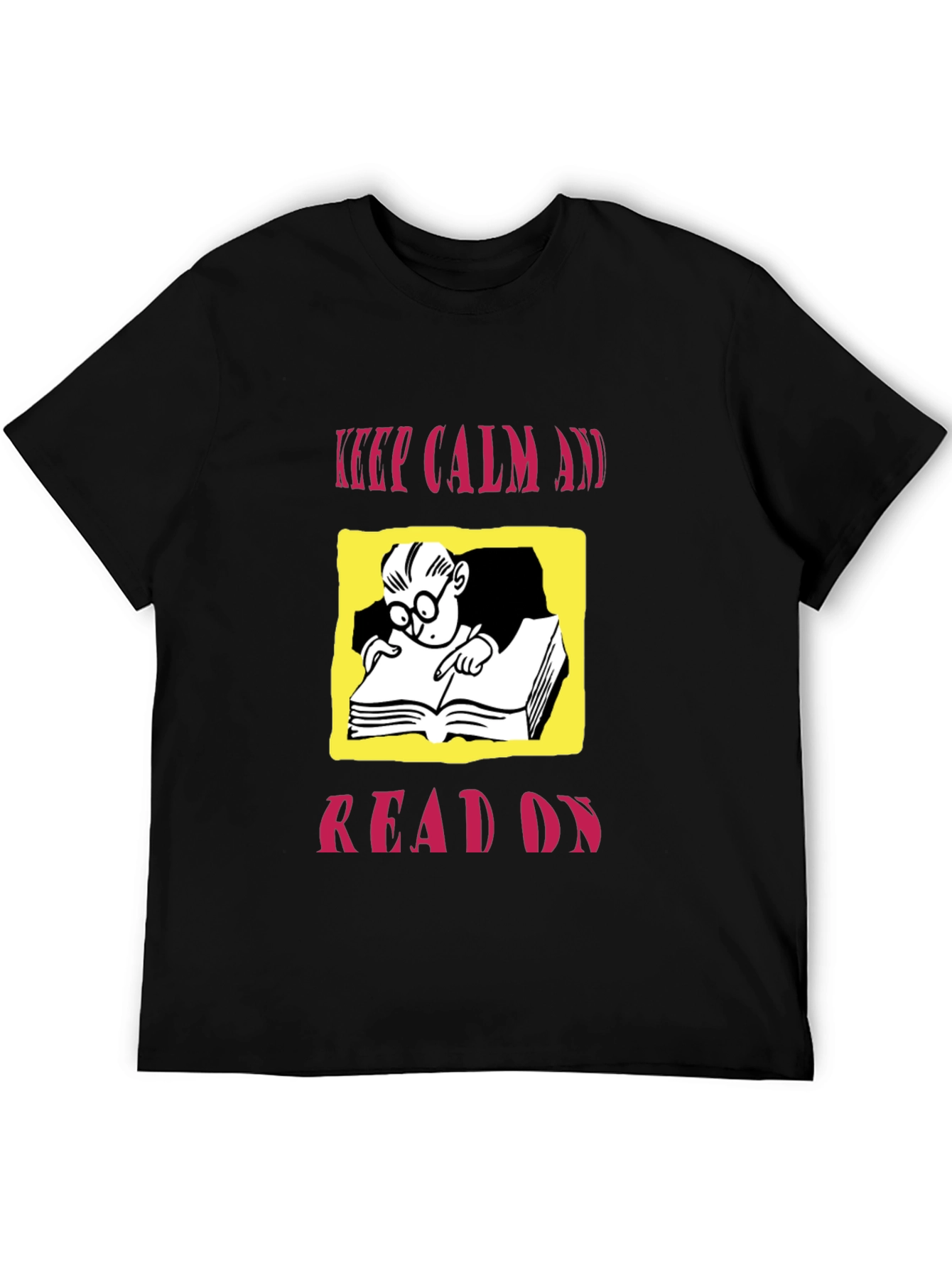 Keep Calm and Read On Graphic Tee