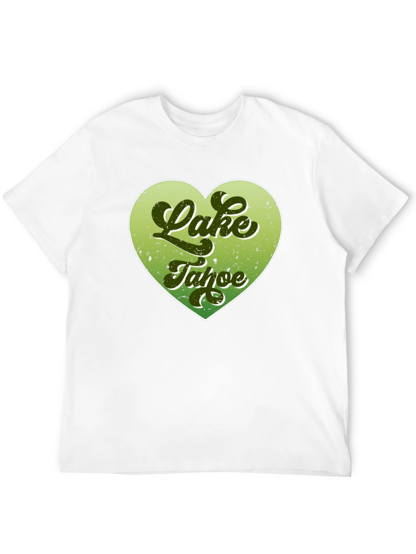 Lake Tahoe Heart Graphic Tee - Black
