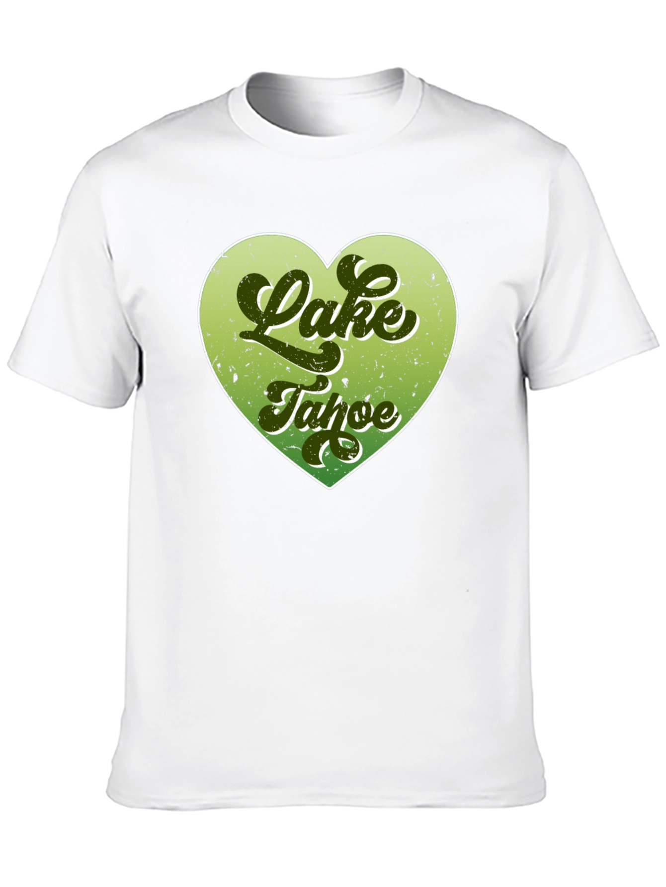 Lake Tahoe Heart Graphic Tee - Black
