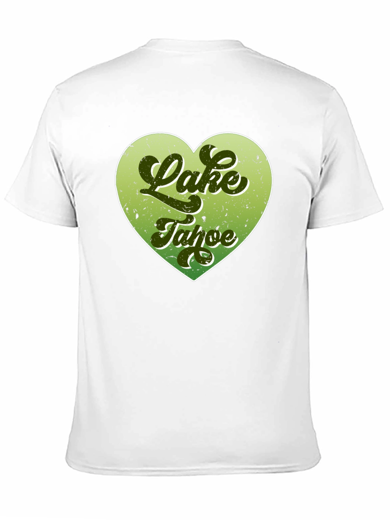 Lake Tahoe Heart Graphic Tee - Black