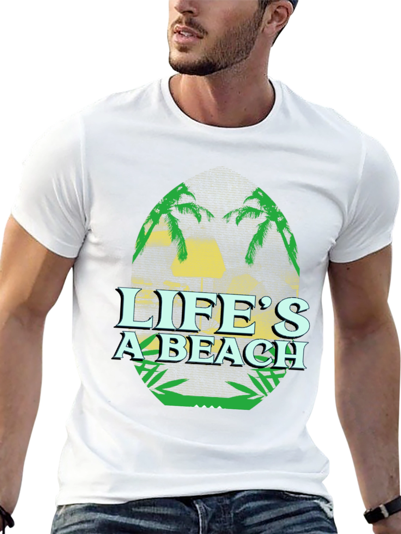 Lifes a Beach Graphic Tee