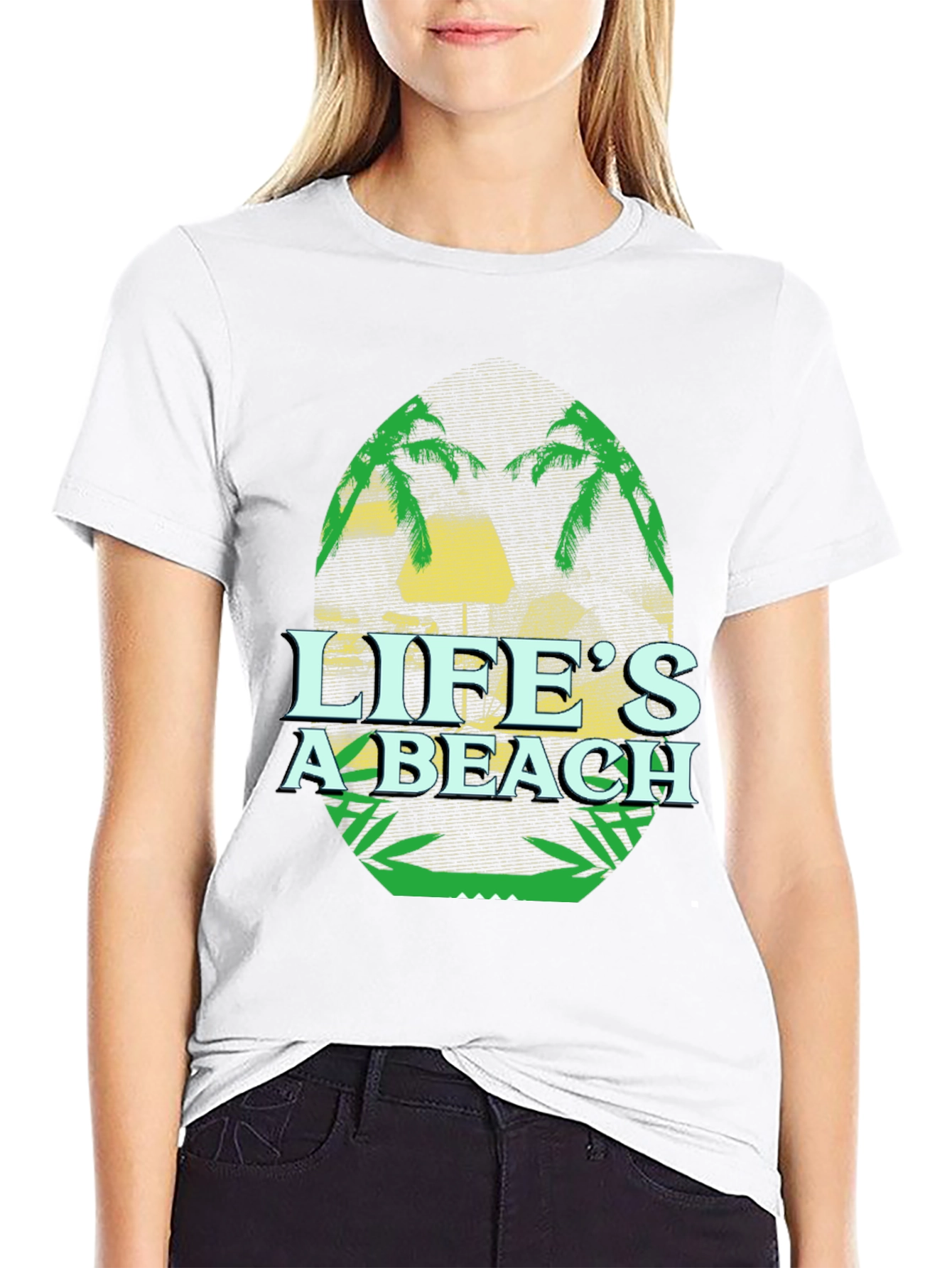 Lifes a Beach Graphic Tee