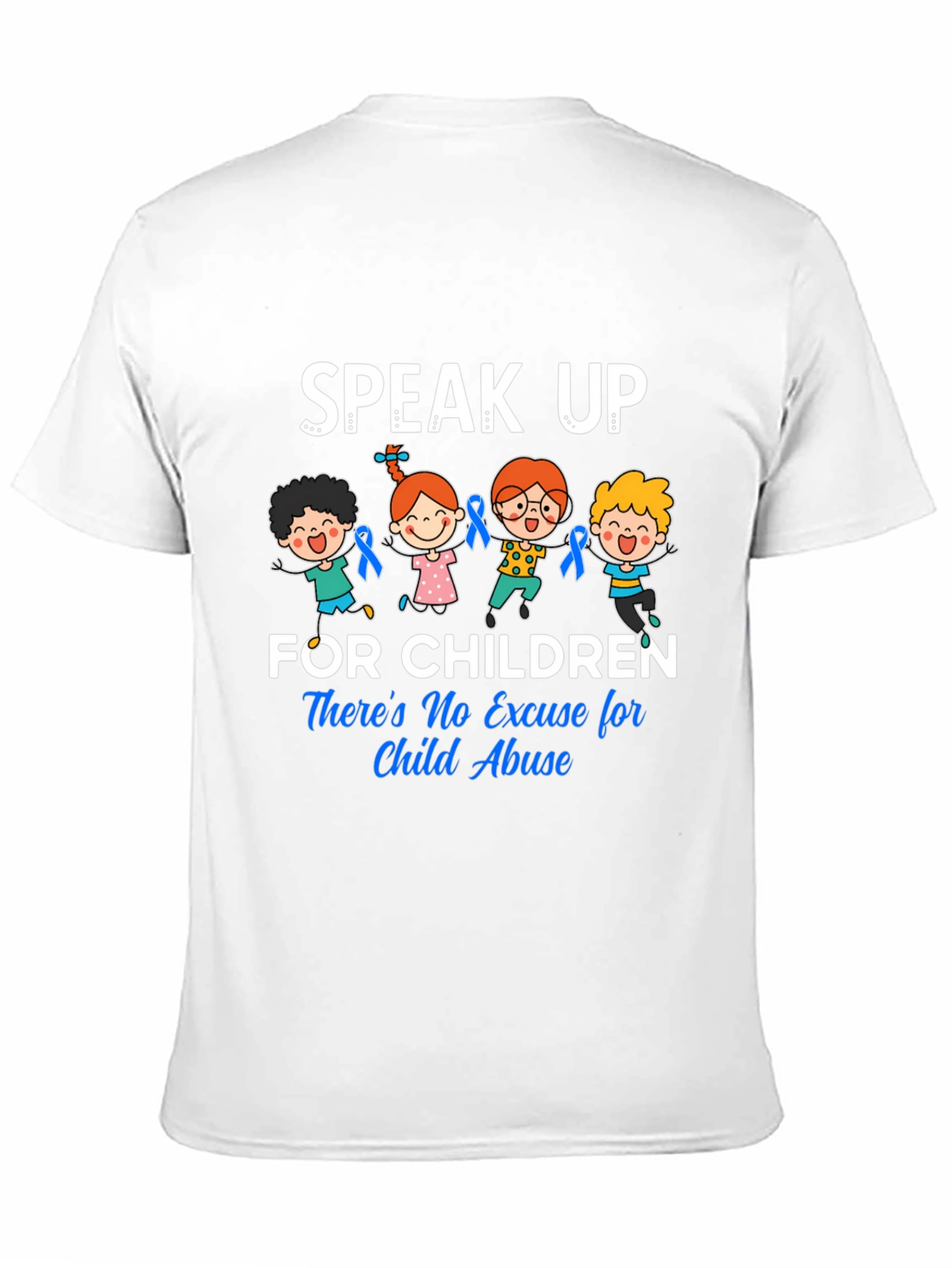 Speak Up For Children T-Shirt Child Abuse Awareness