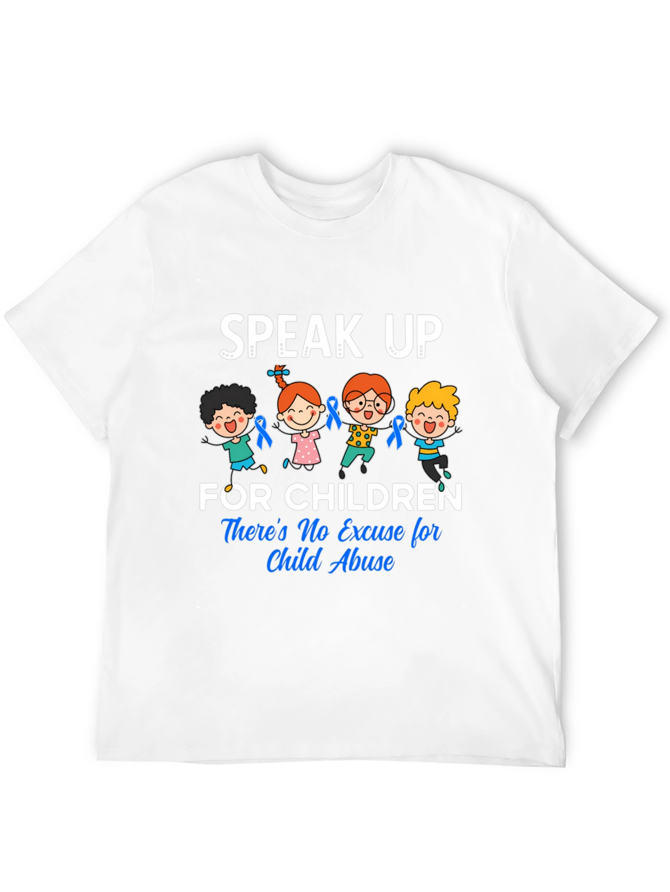 Speak Up For Children T-Shirt Child Abuse Awareness