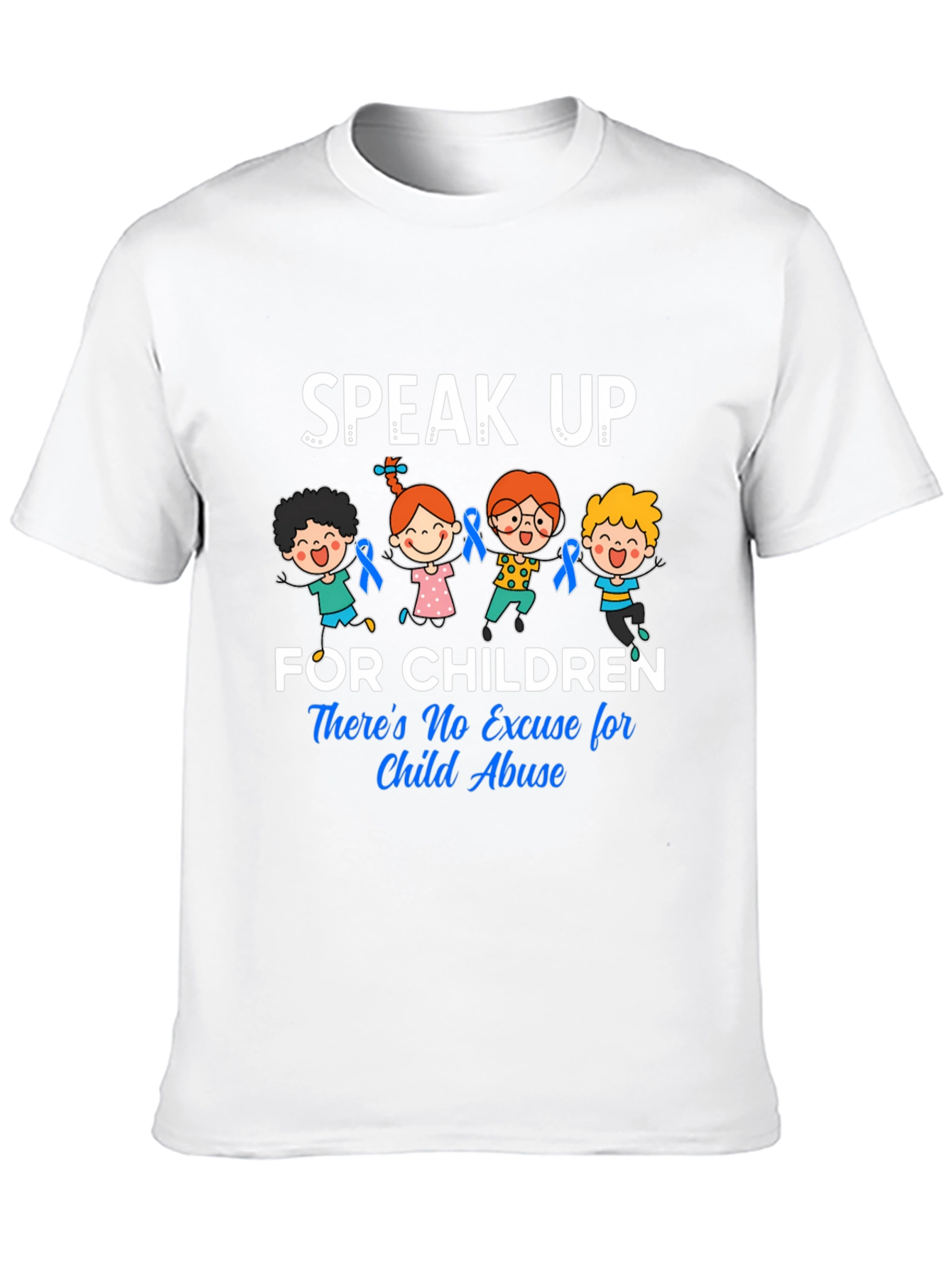 Speak Up For Children T-Shirt Child Abuse Awareness