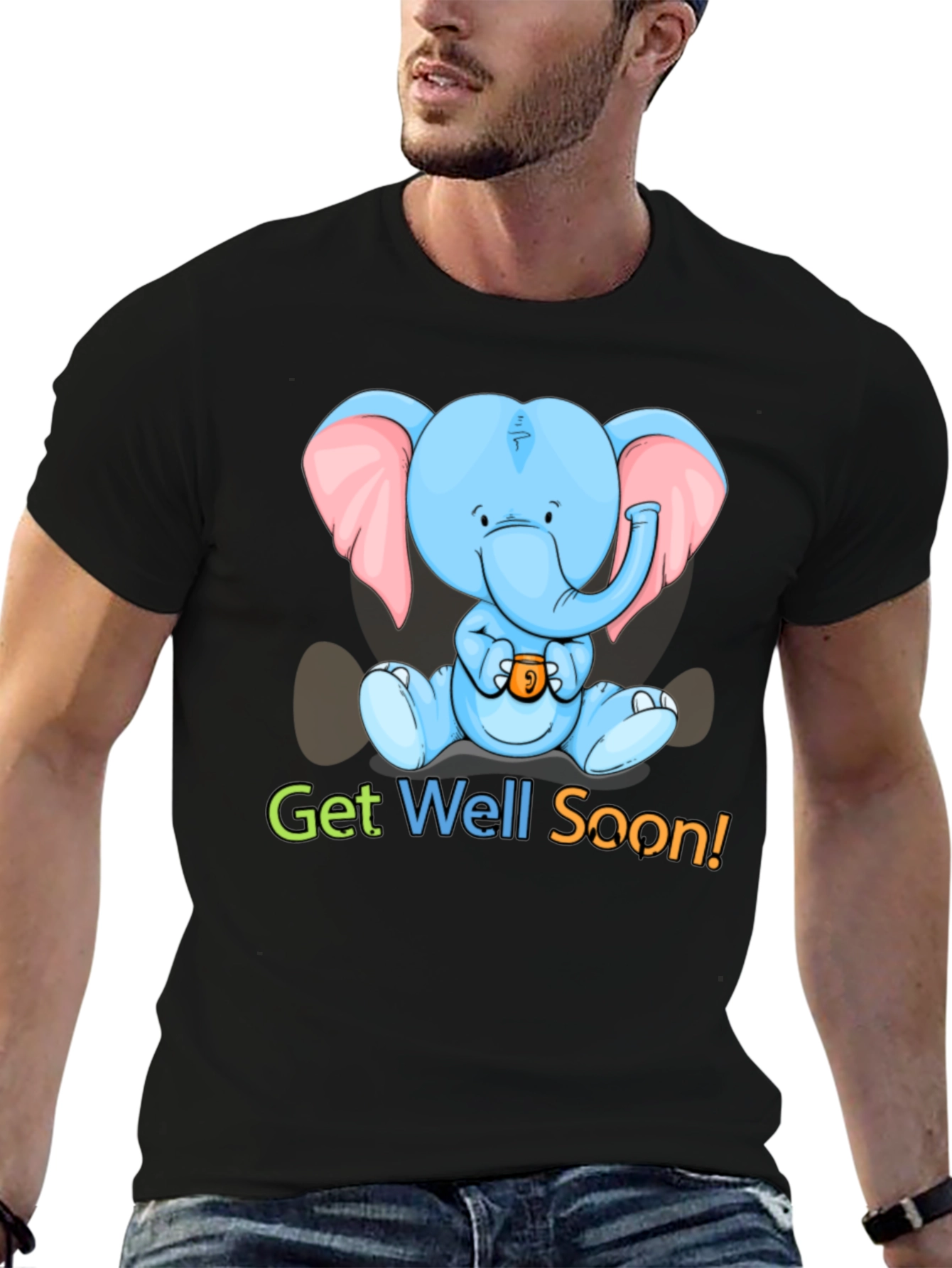 Cute Get Well Soon Elephant T-Shirt