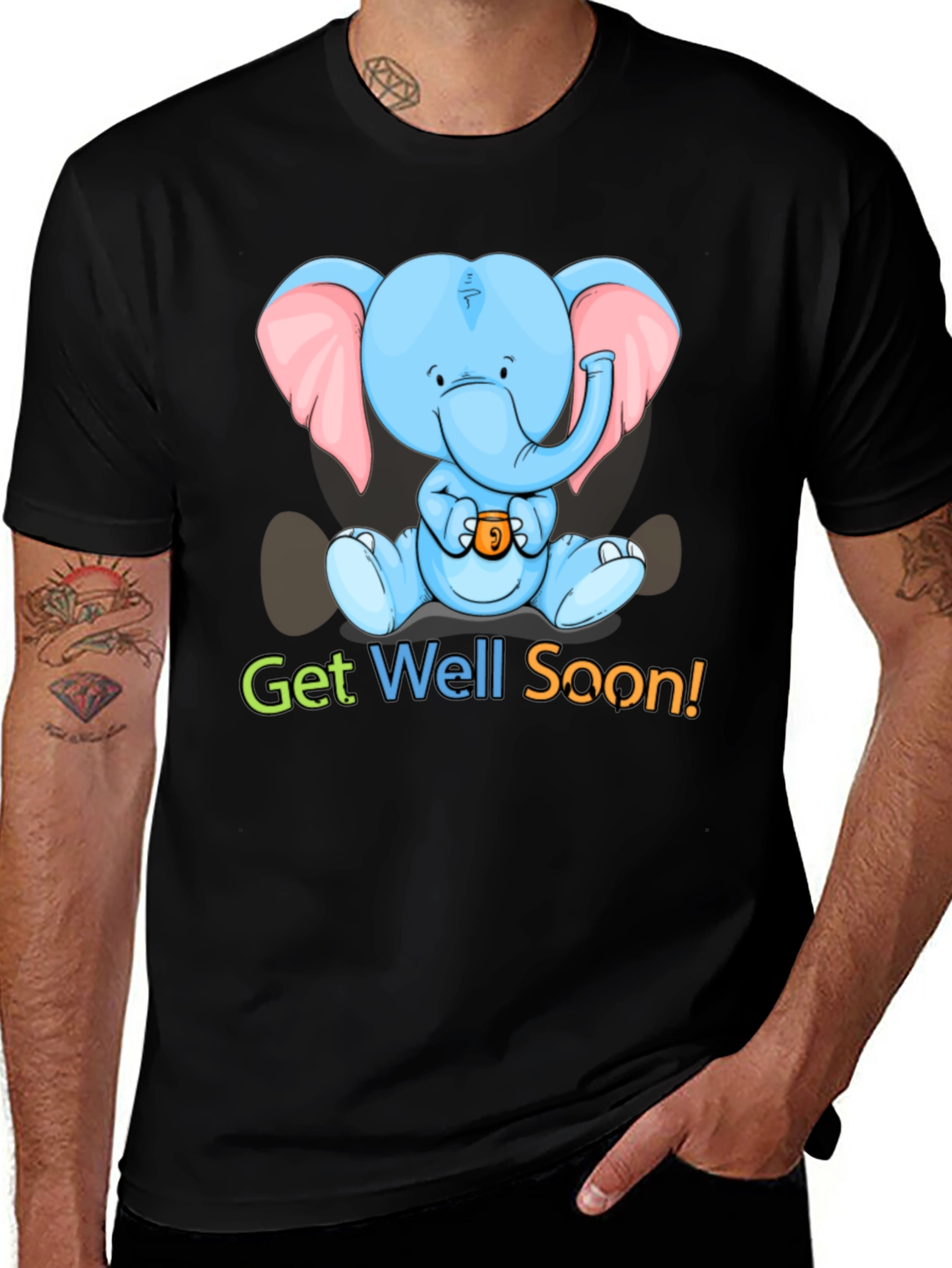 Cute Get Well Soon Elephant T-Shirt