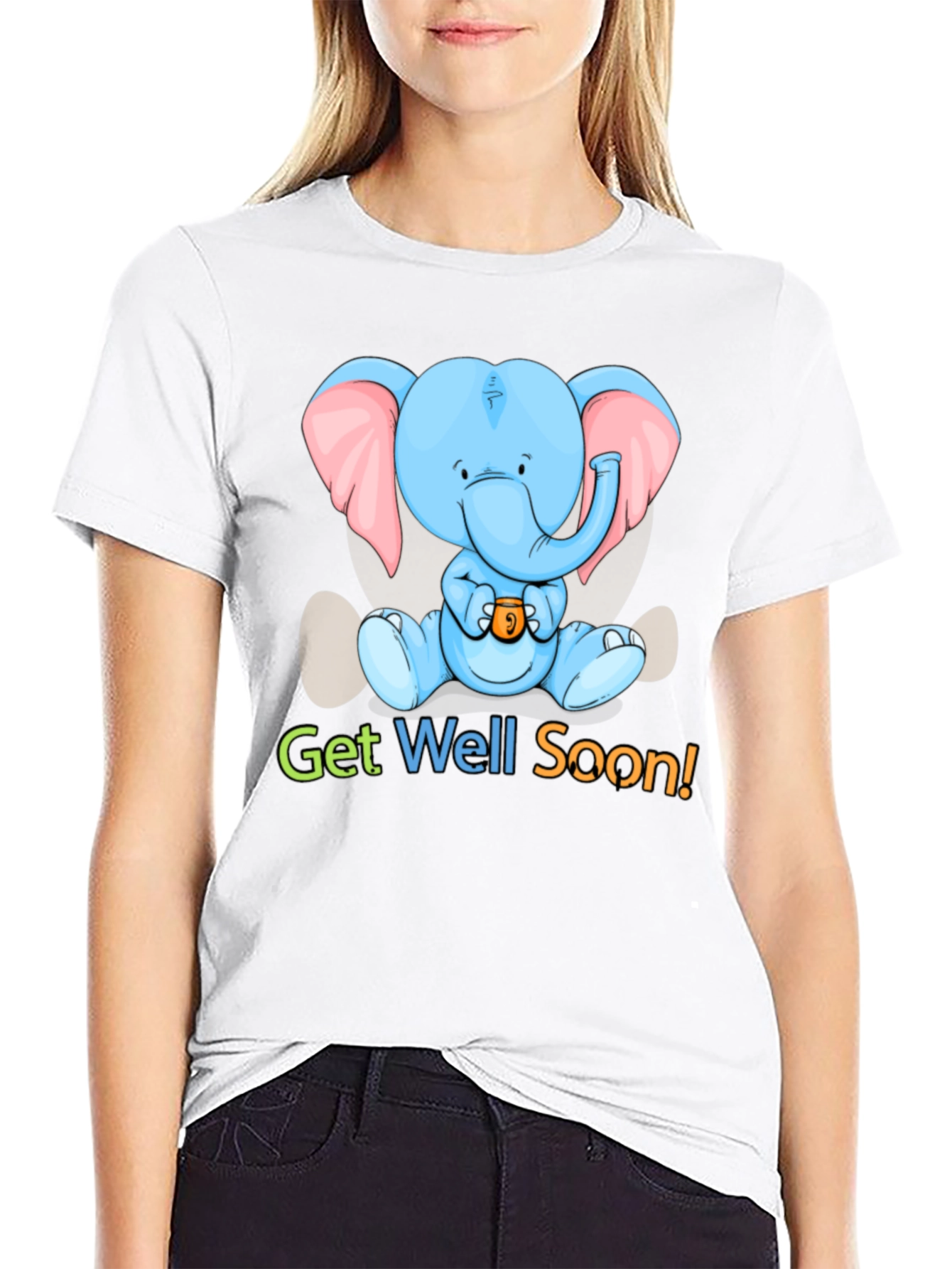 Cute Get Well Soon Elephant T-Shirt