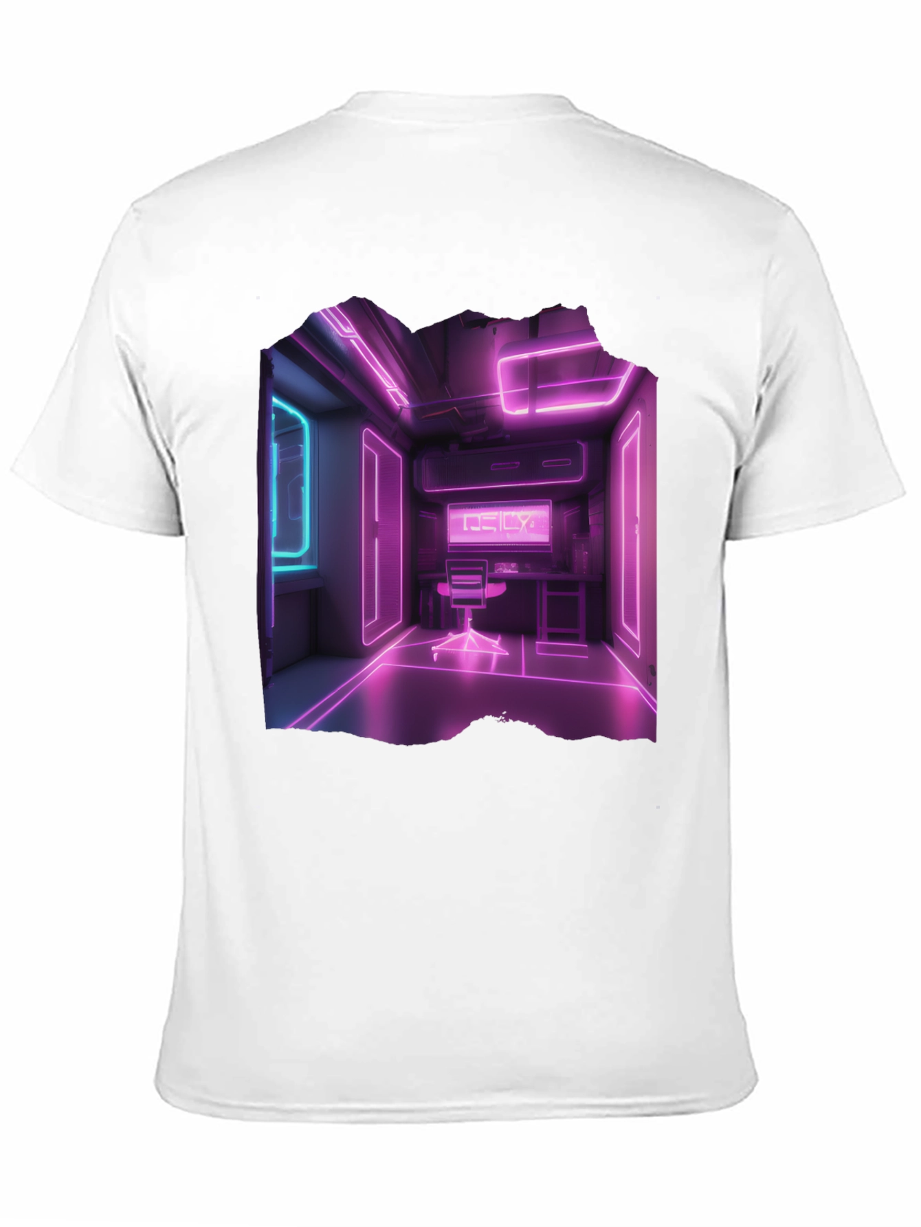 Neon Room Graphic Black T-Shirt